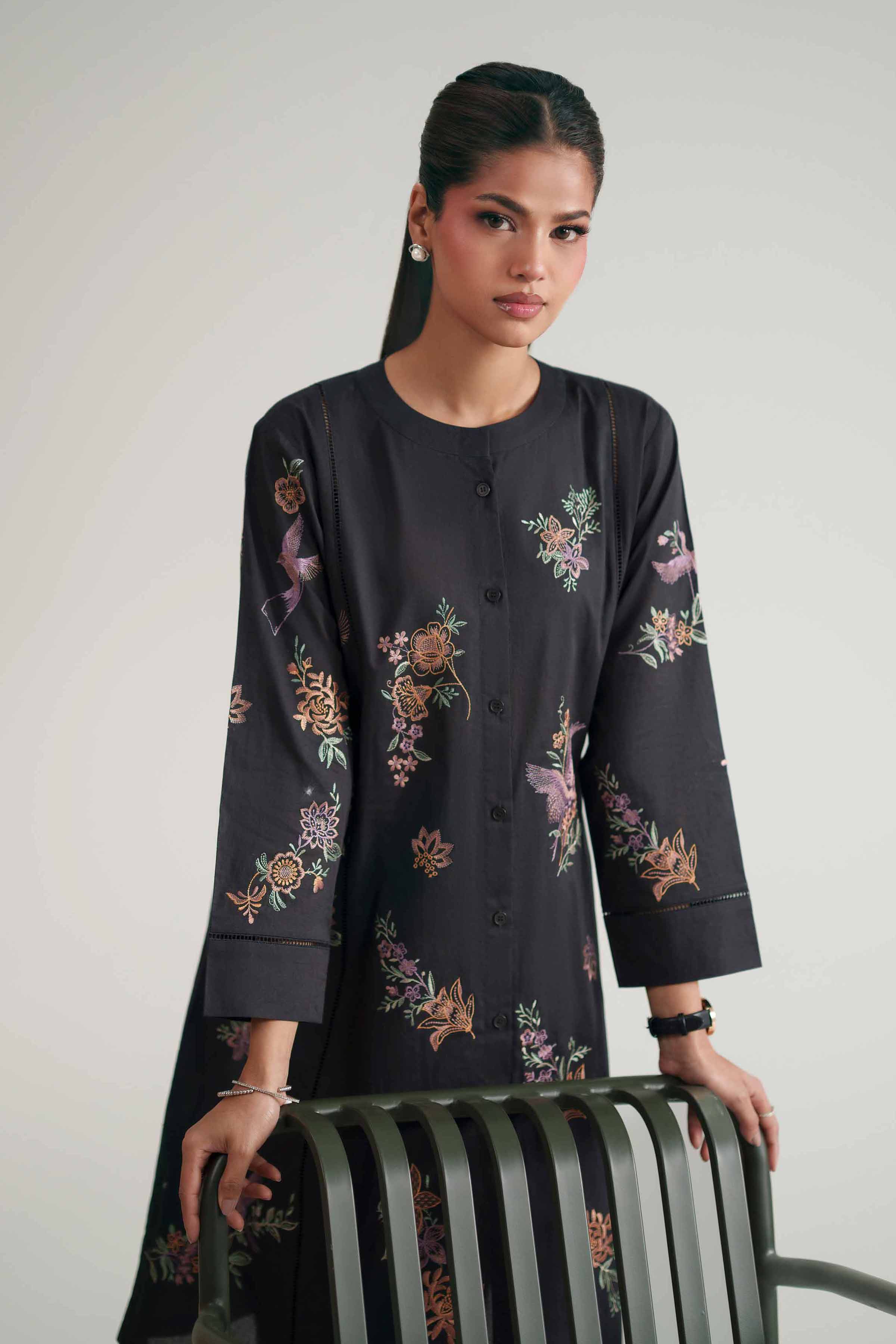 2 Piece - Embroidered Suit - KFE26-168