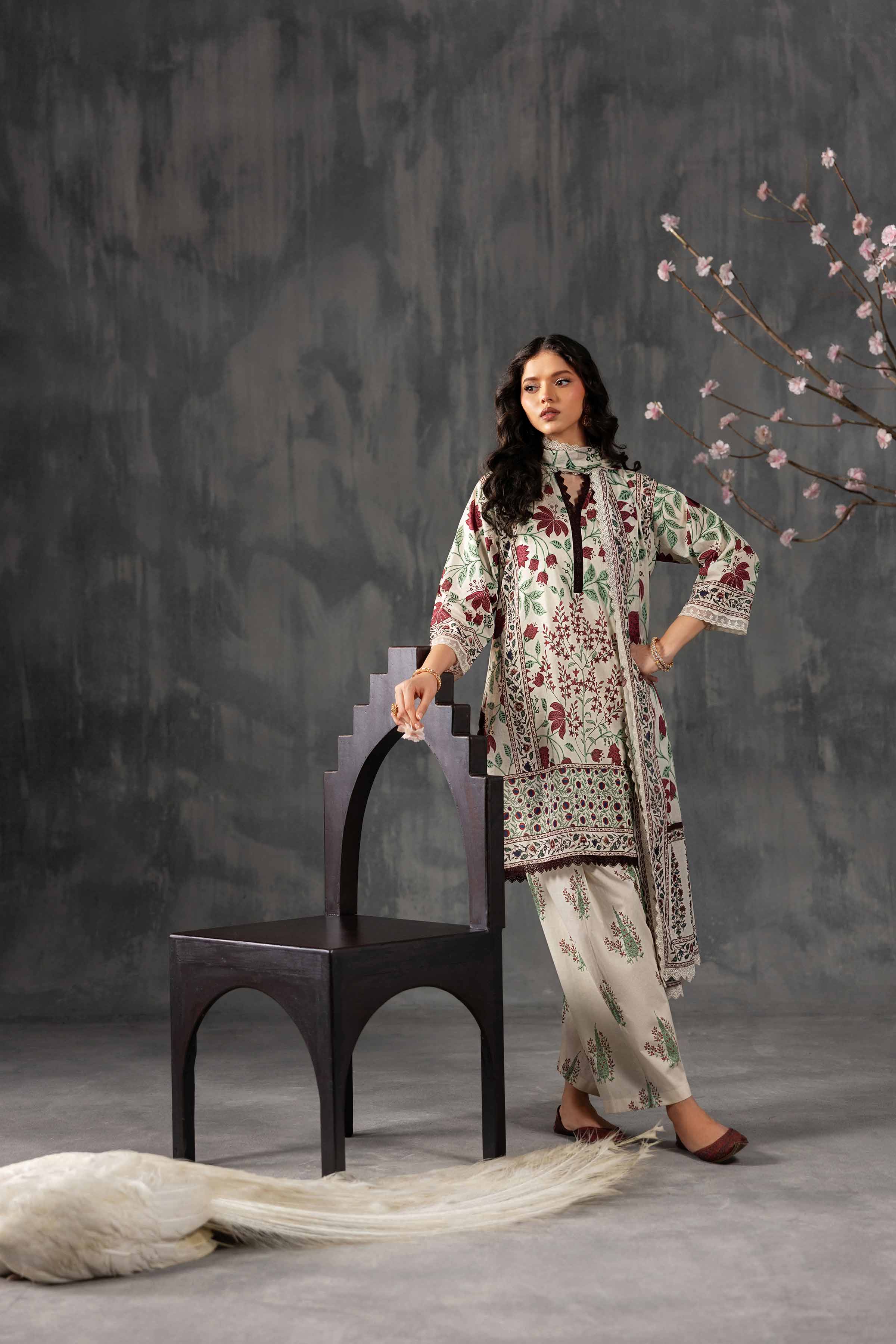 3 Piece - Printed Suit - KFE26-203