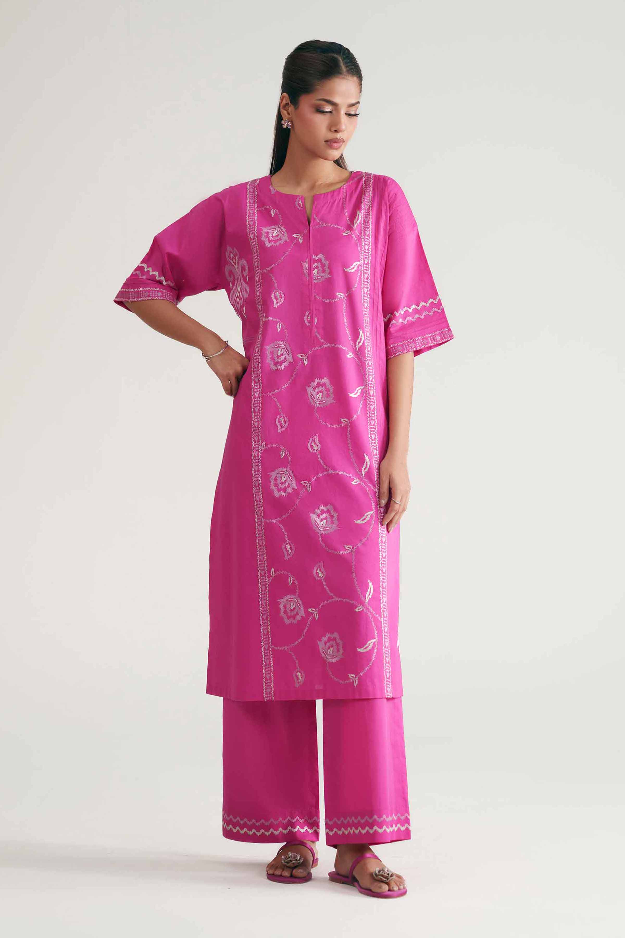 2 Piece - Embroidered Suit - KFE26-217