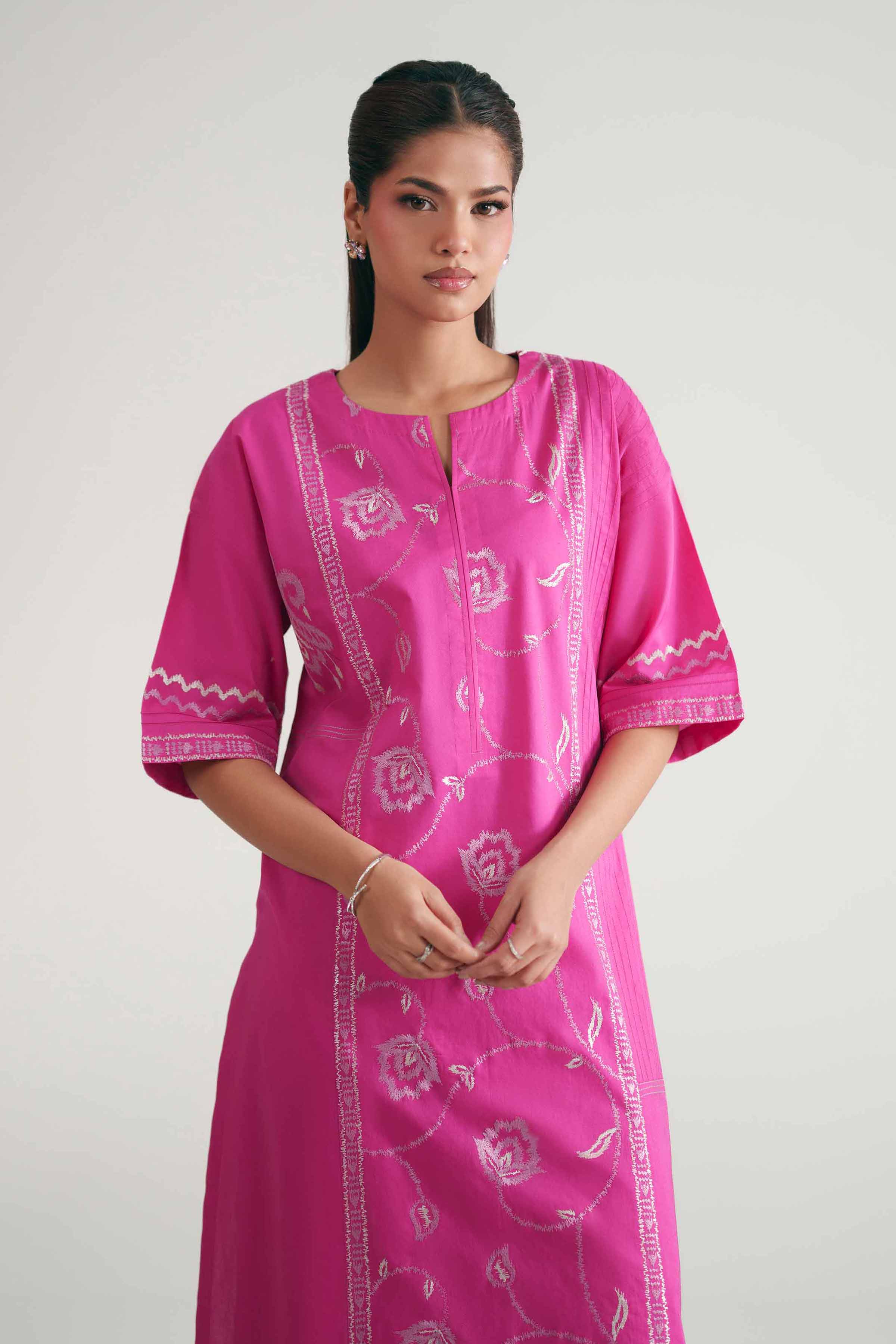 2 Piece - Embroidered Suit - KFE26-217