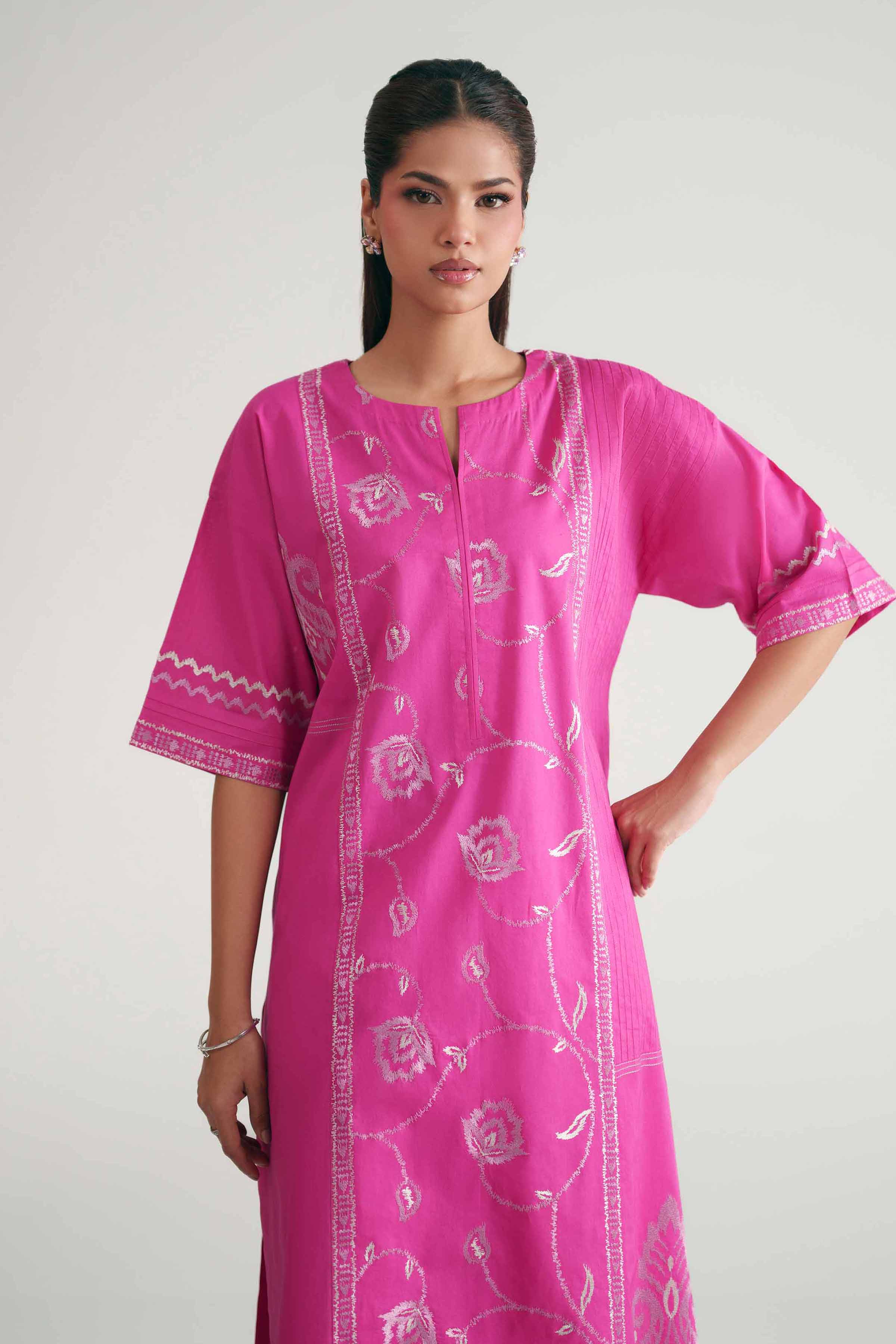 2 Piece - Embroidered Suit - KFE26-217