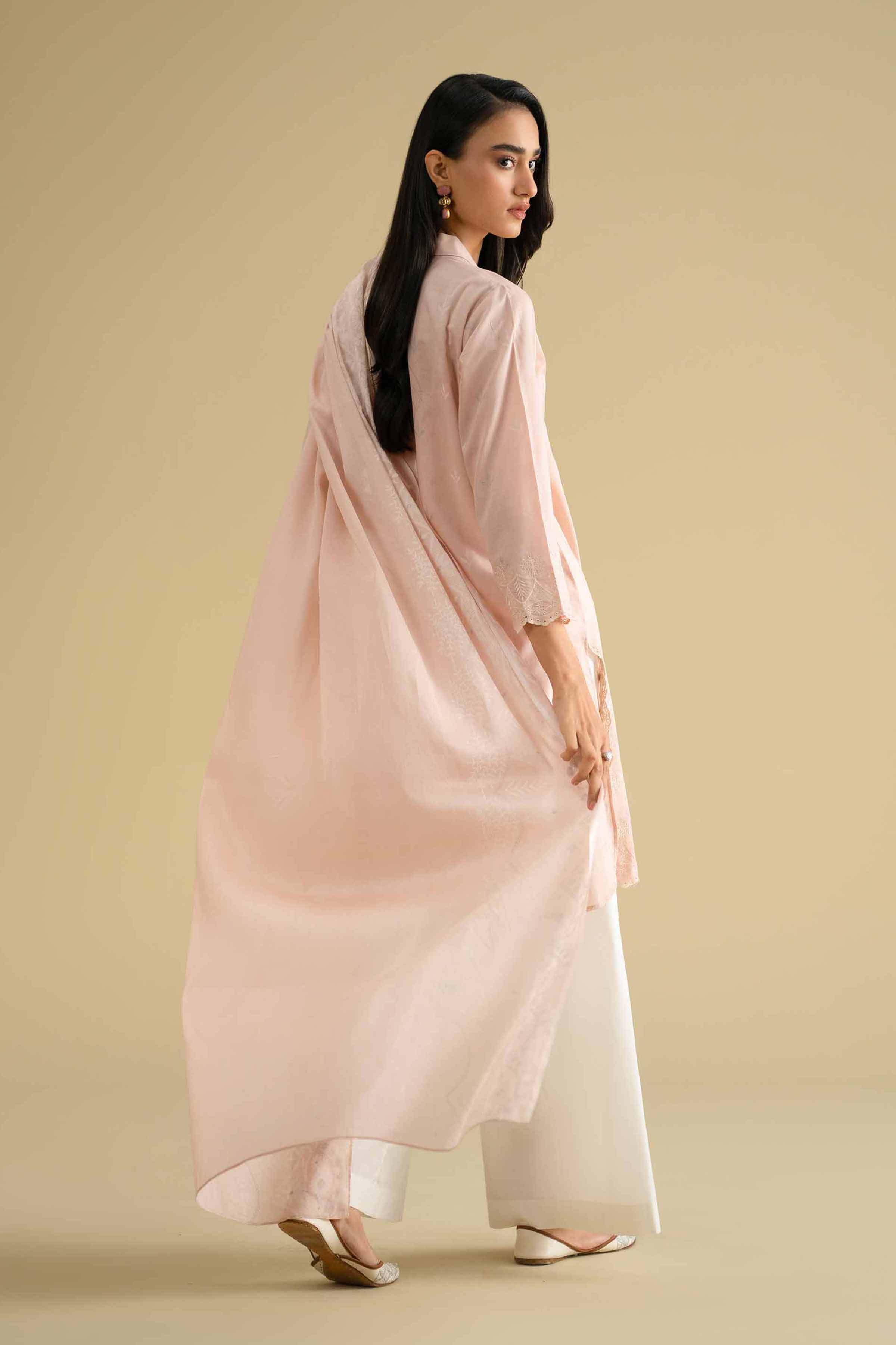 2 Piece - Printed Embroidered Suit - KFE26-29 Pink Lawn 2PC Embroidered LUXURY