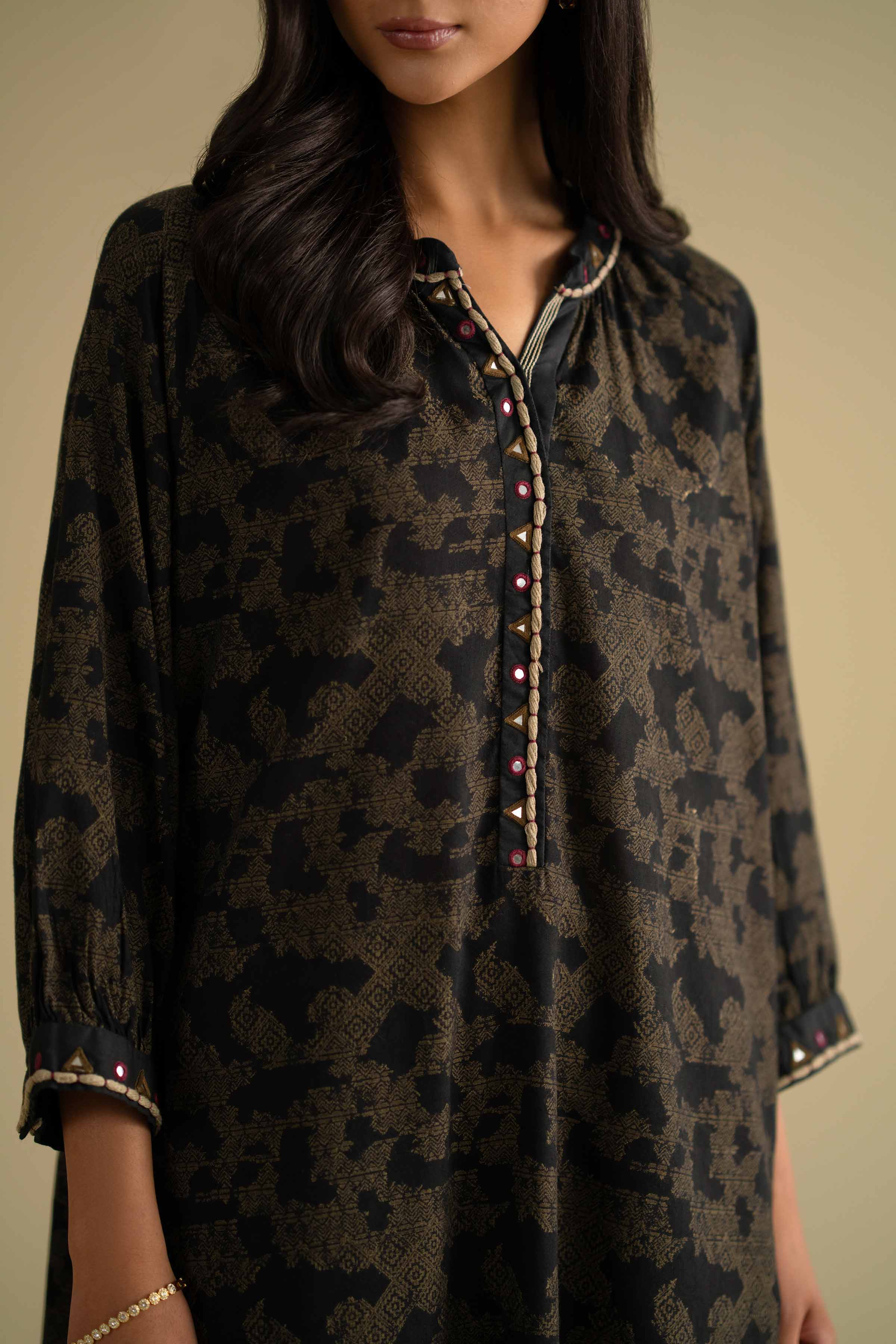 2 Piece - Embroidered Suit - KFE26-71