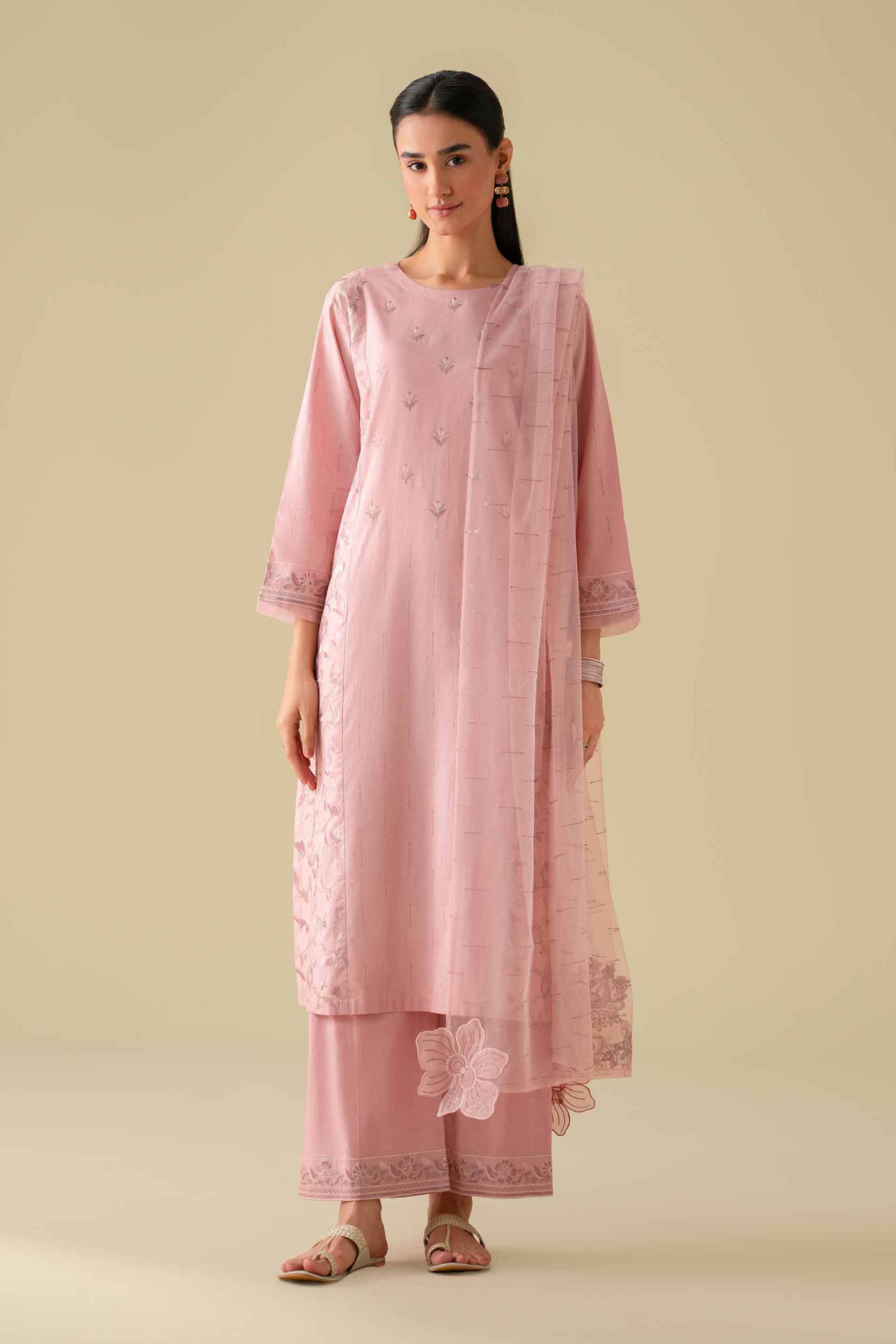 3 Piece - Embroidered Suit - KFE26-80