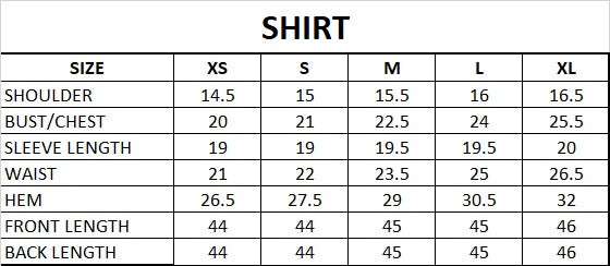 Size Guide