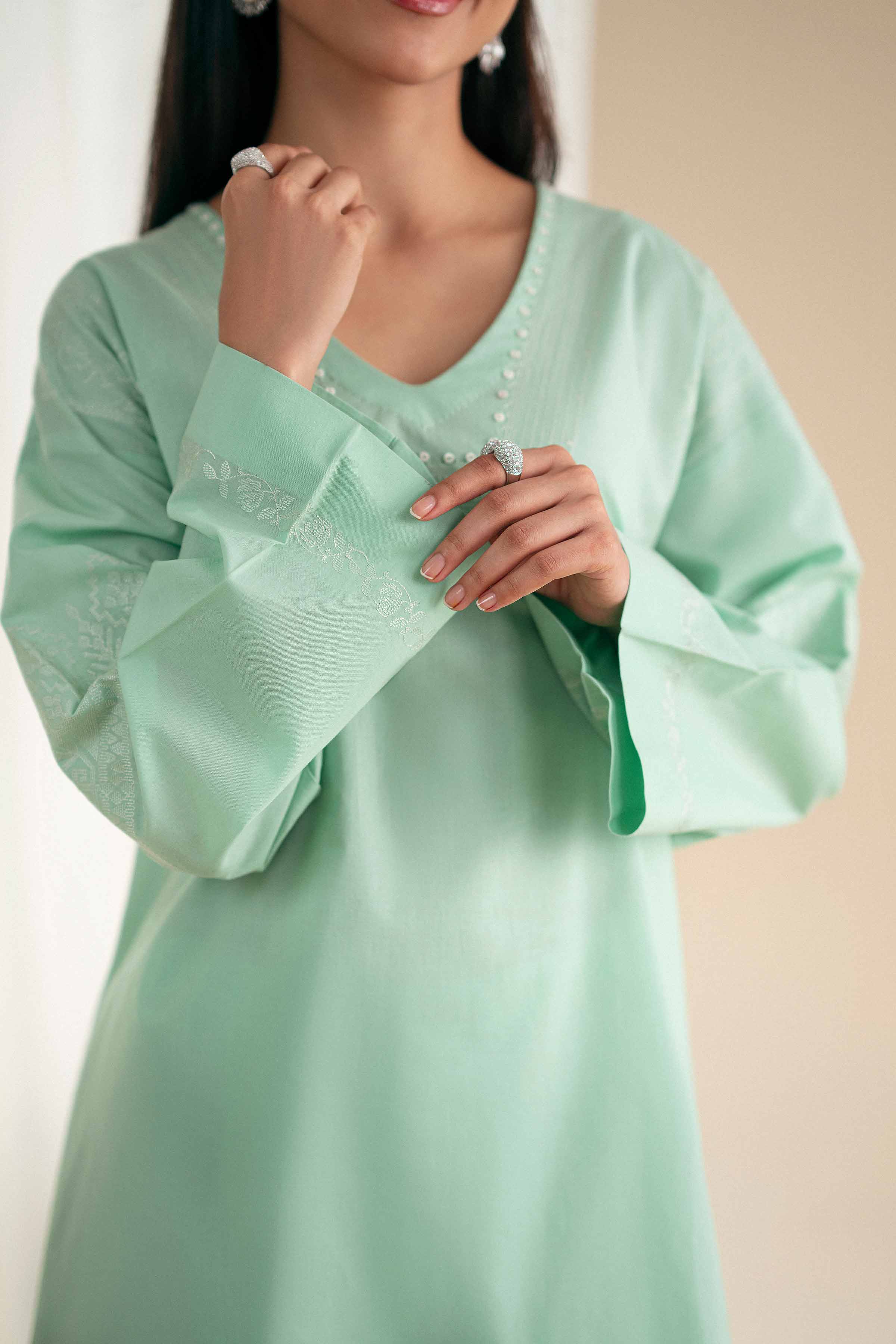 2 Piece - Embroidered Suit - KFS25-110