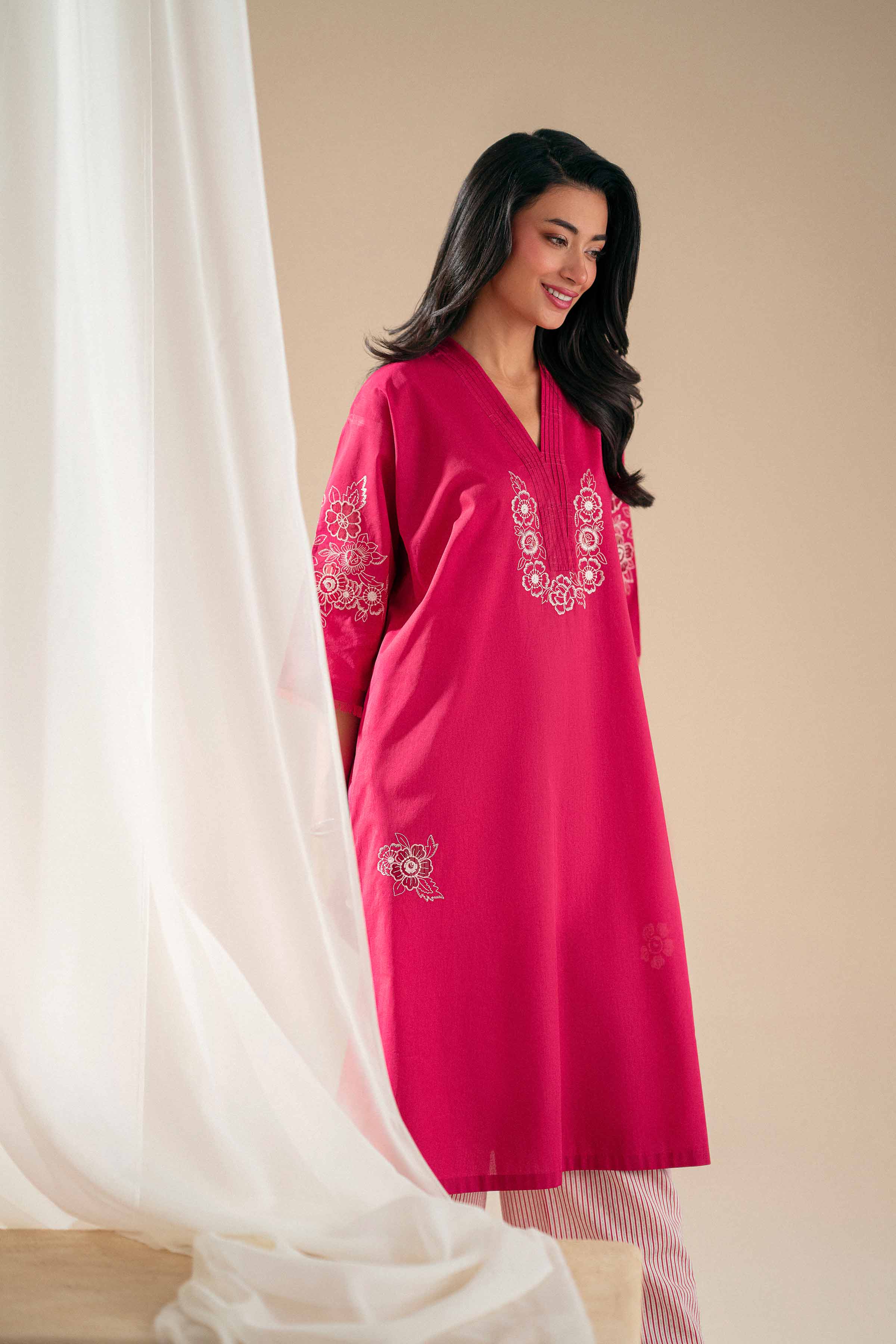 2 Piece - Embroidered Suit - KFS25-118