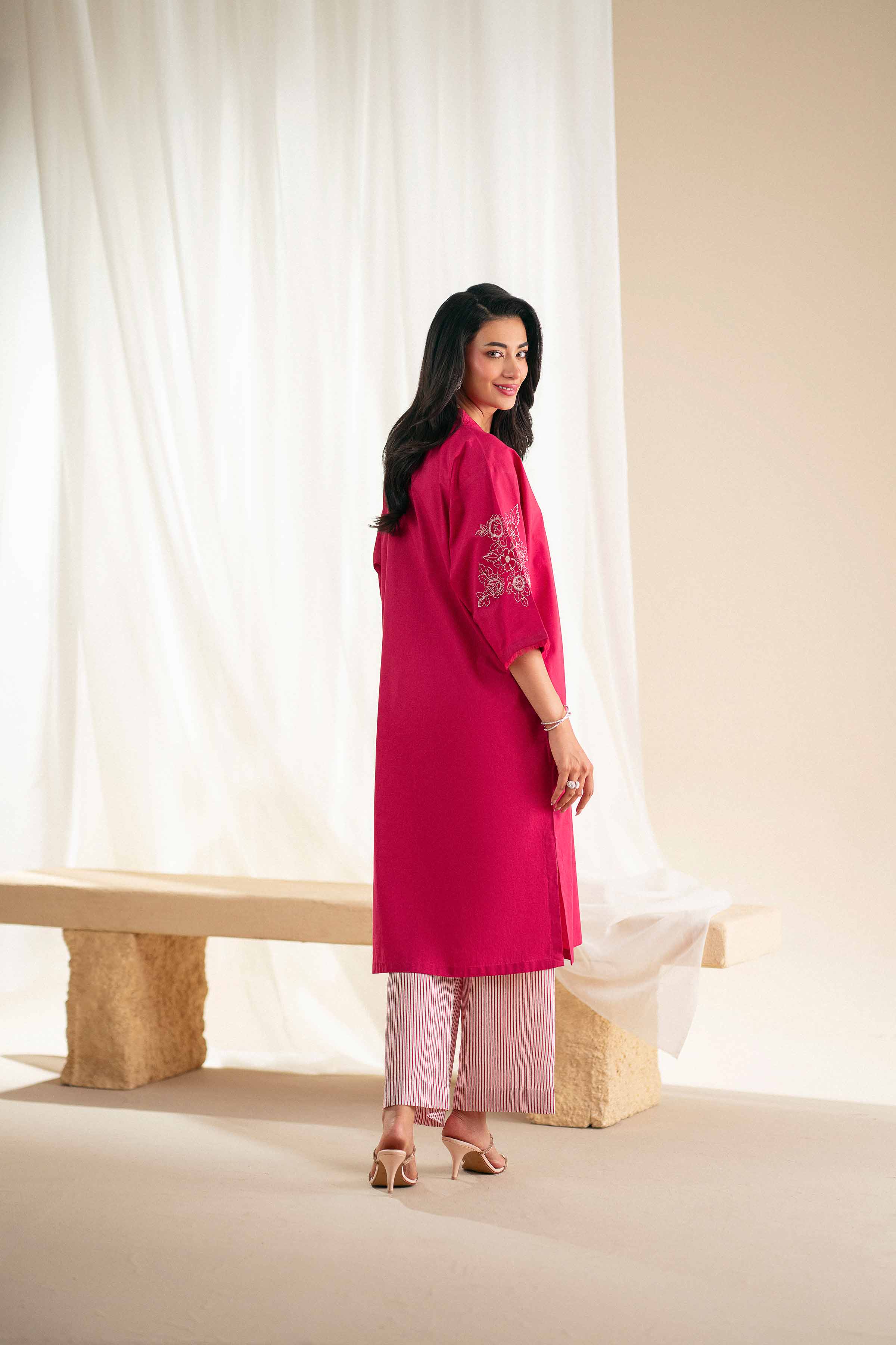 2 Piece - Embroidered Suit - KFS25-118