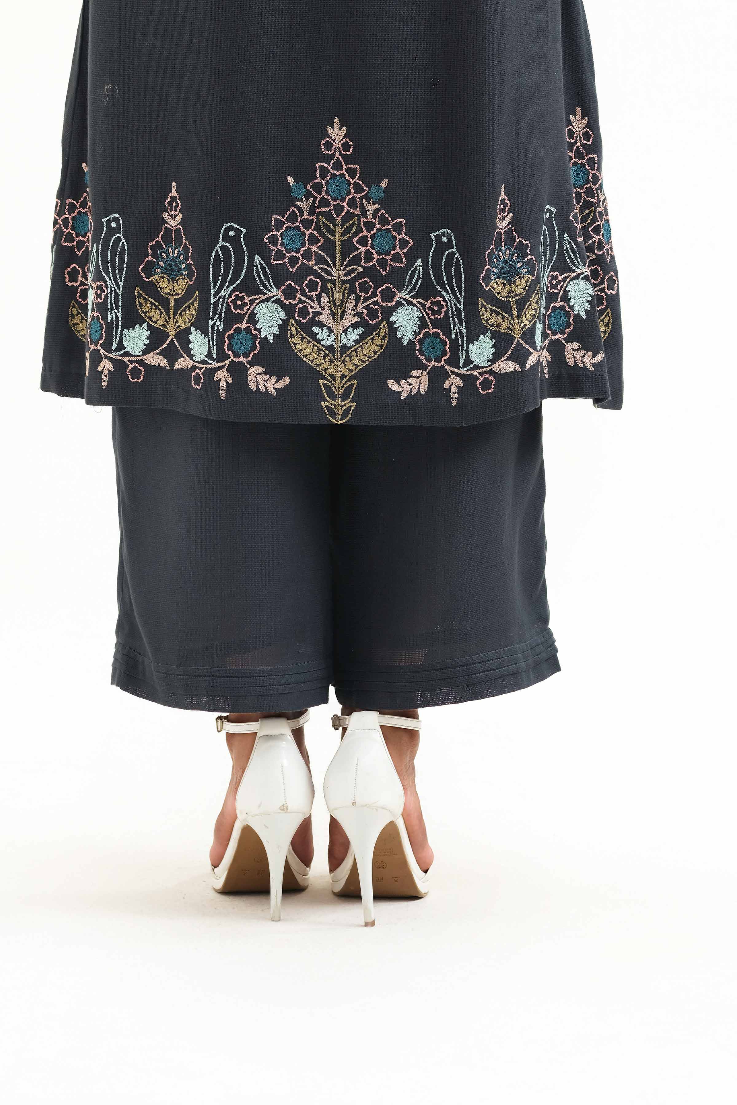 2 Piece - Embroidered Suit - KFS25-29