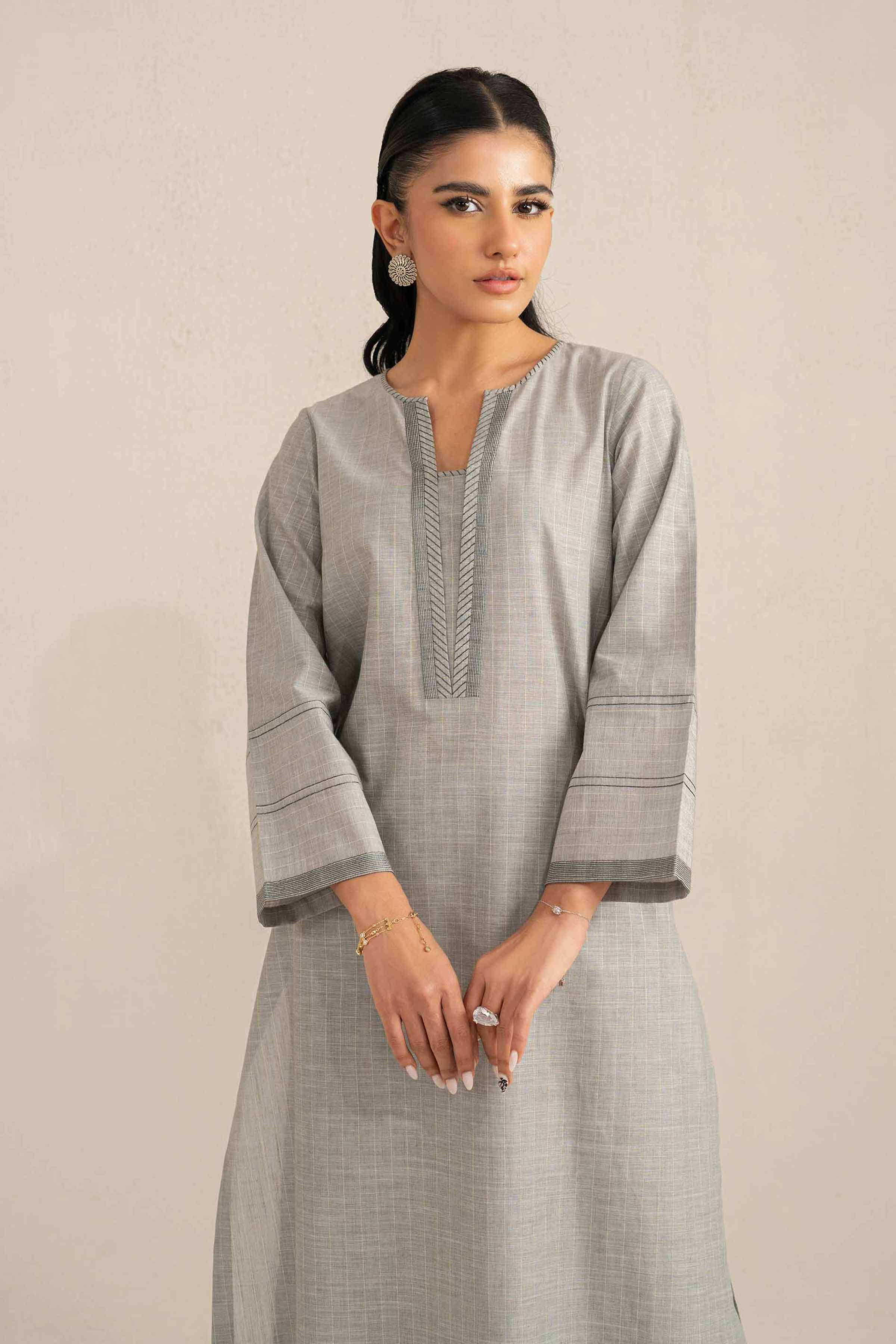 2 Piece - Embroidered Suit - KFS25-41