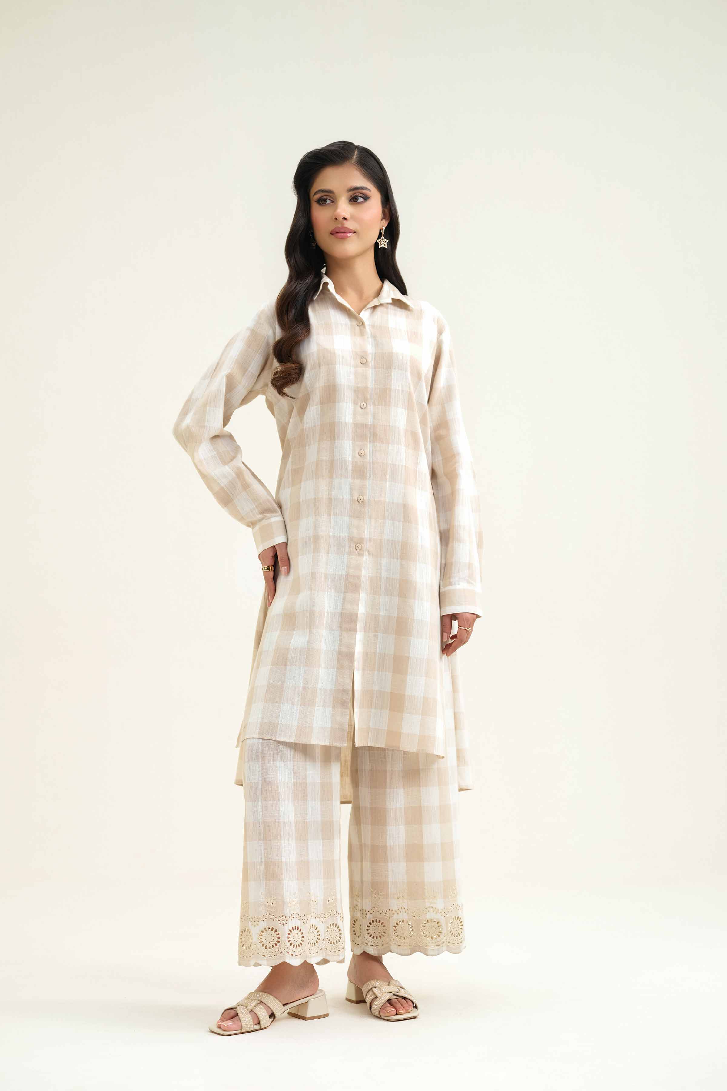 2 Piece - Embroidered Suit - KFS25-65