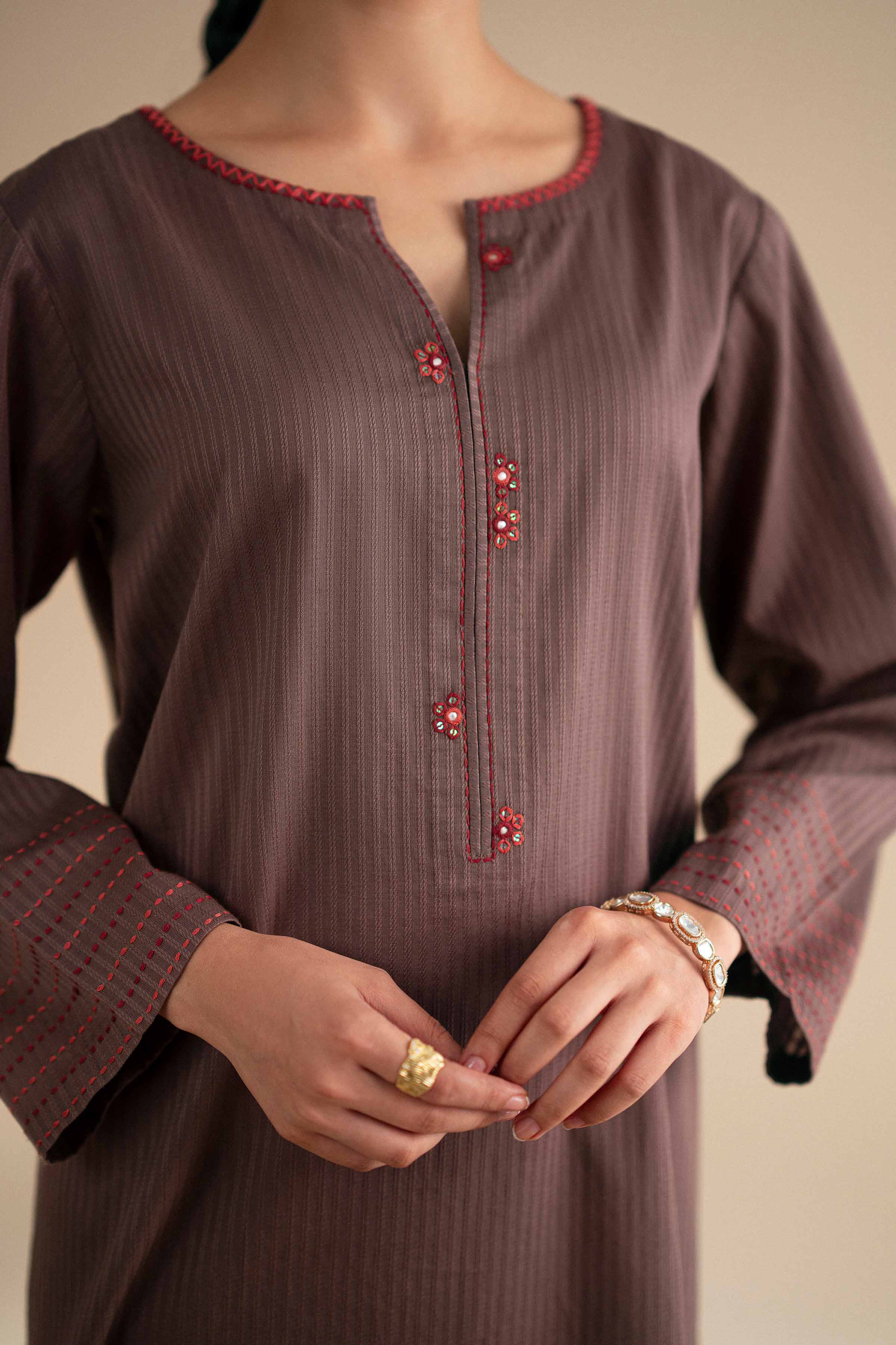Embroidered Shirt - KFS25-89
