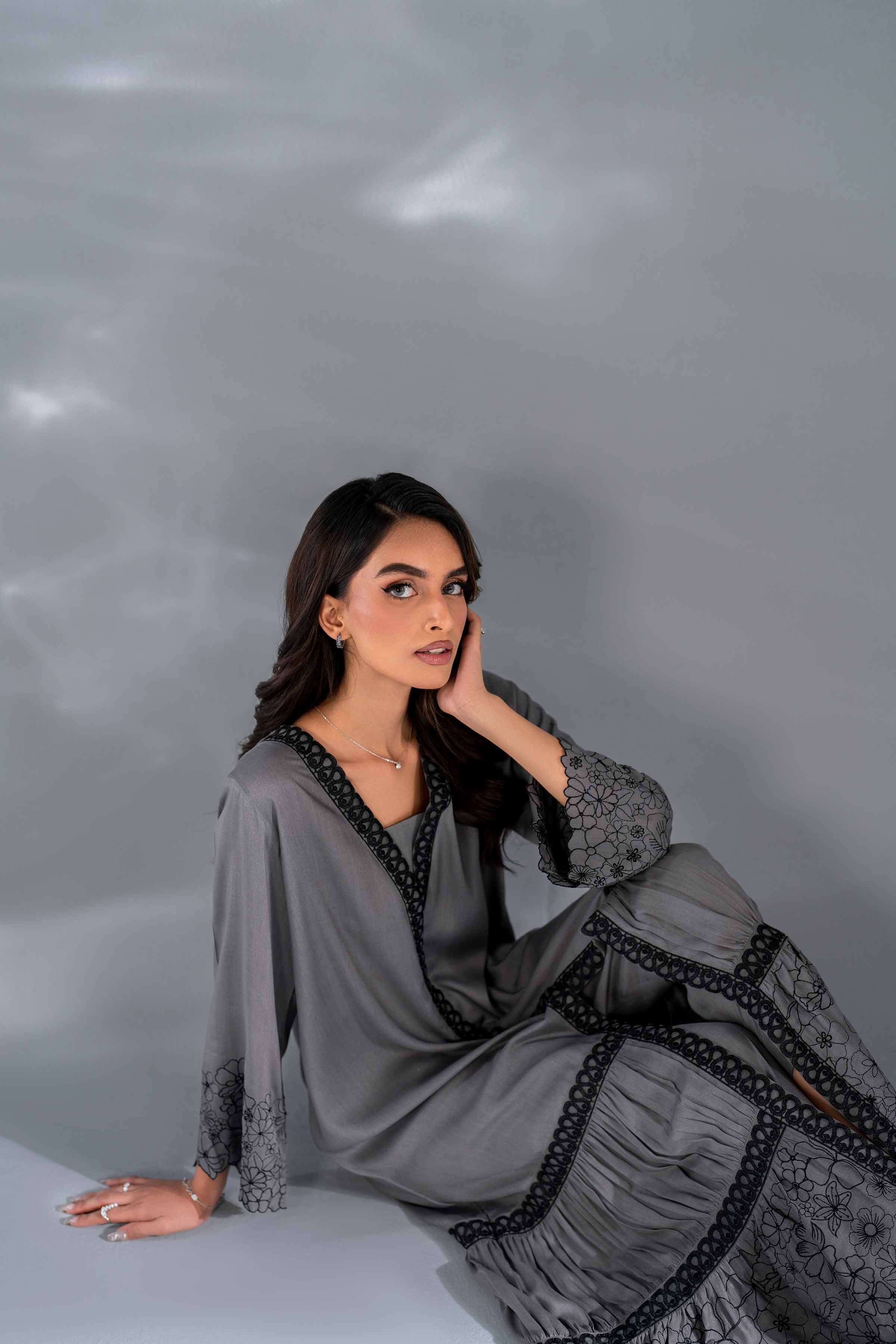 2 Piece - Embroidered Suit - KFW24-108