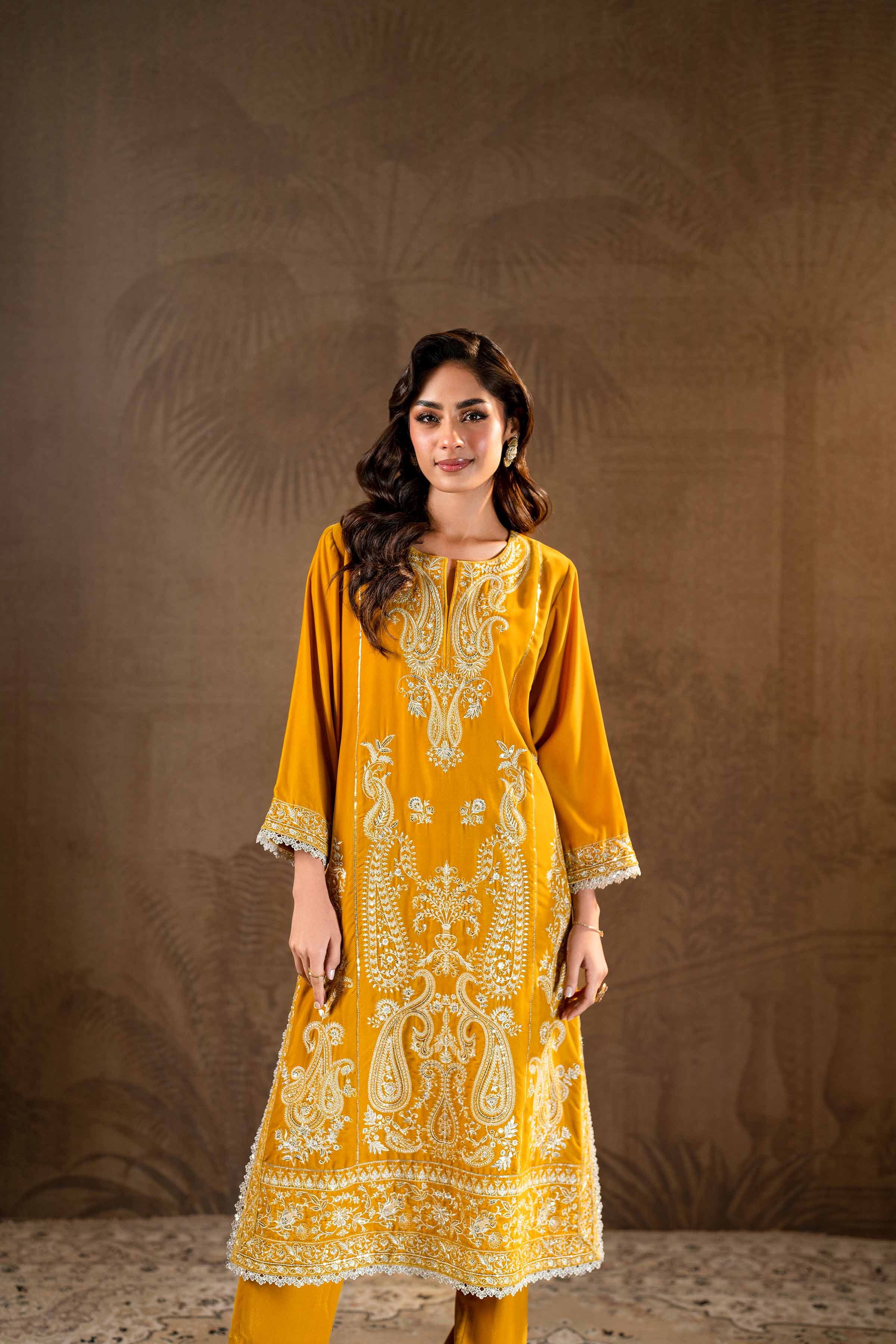 2 Piece - Embroidered Suit - KFW24-22