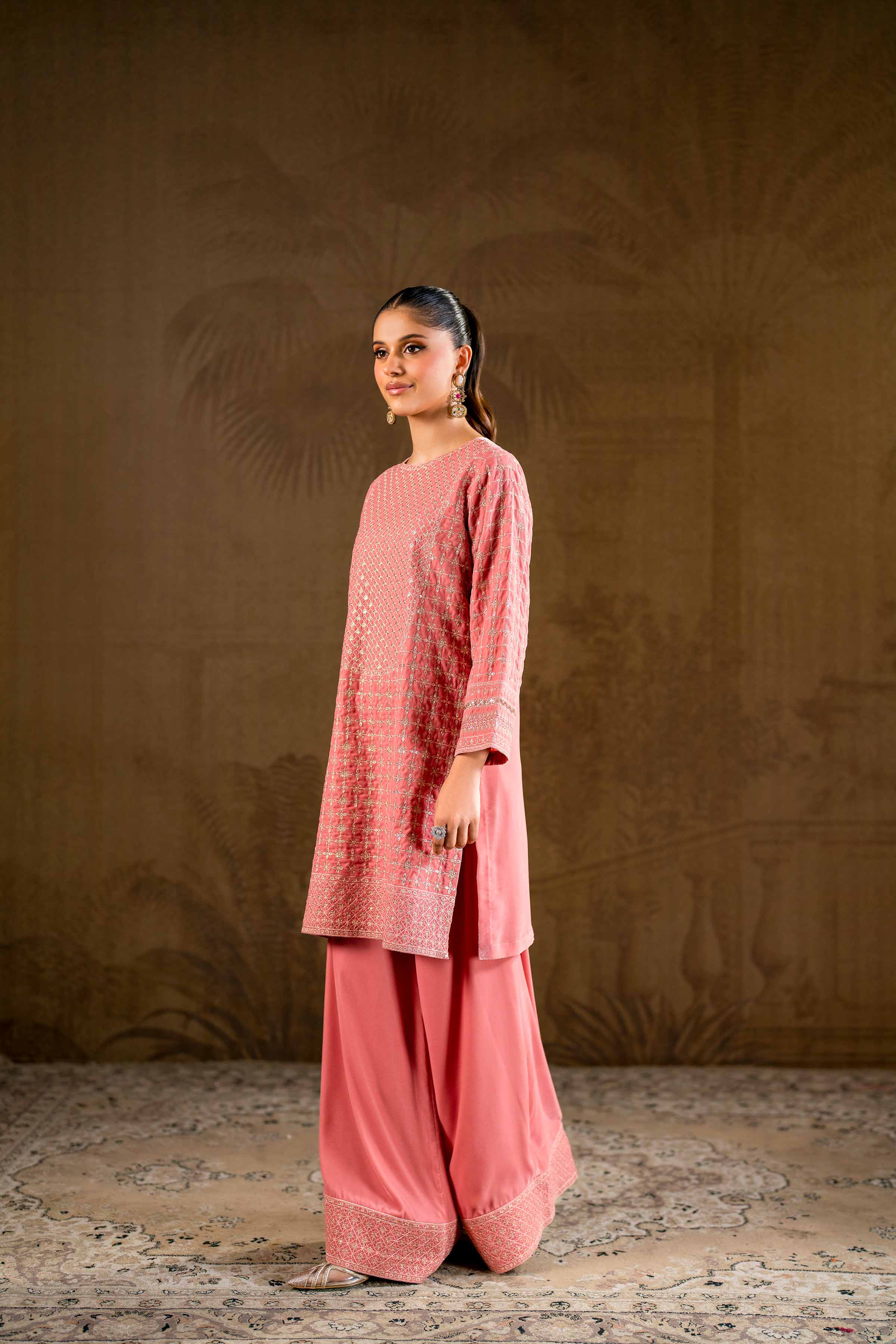 2 Piece - Embroidered Suit - KFW24-23