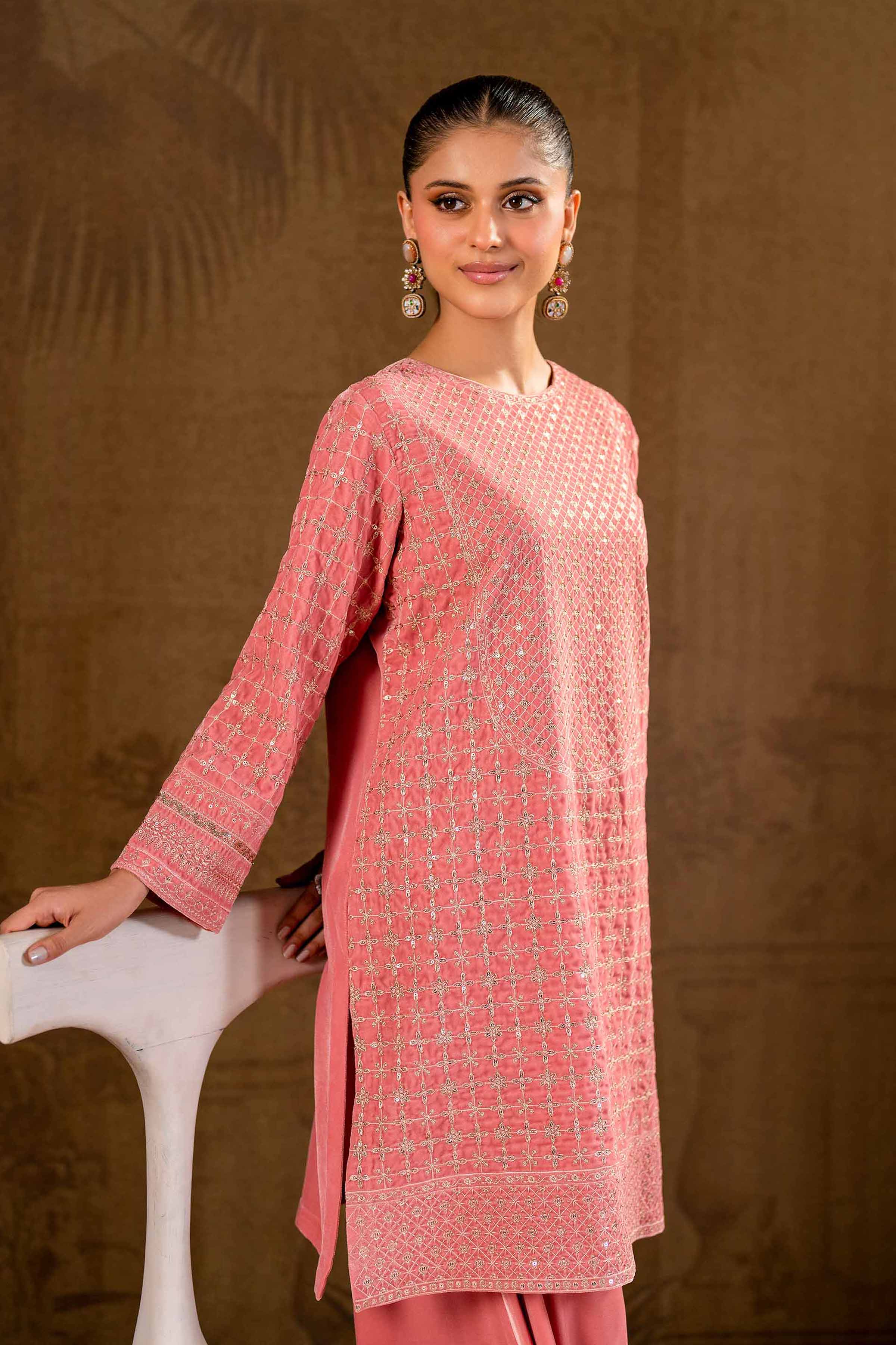 2 Piece - Embroidered Suit - KFW24-23