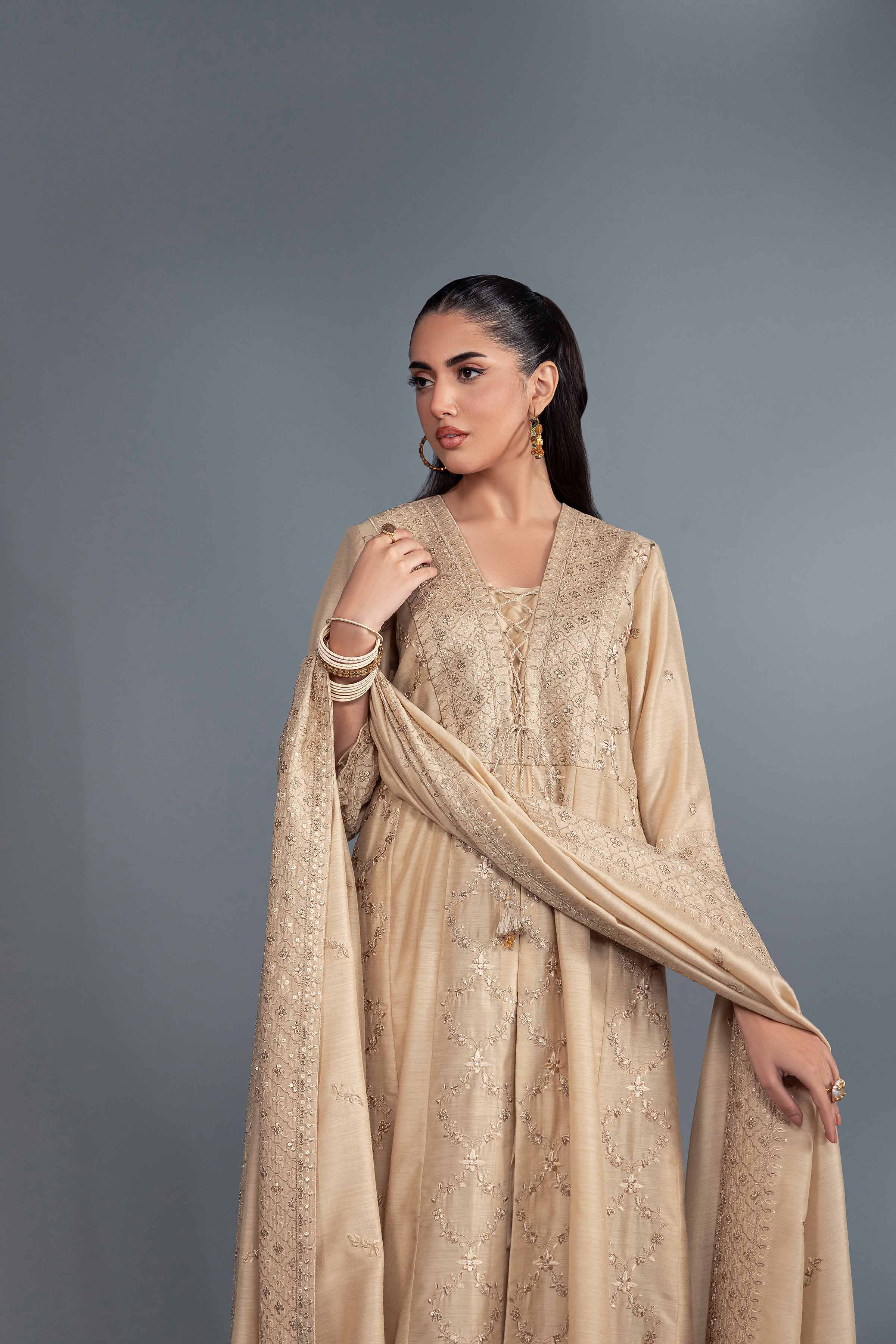 3 Piece - Embroidered Suit - KFW24-29