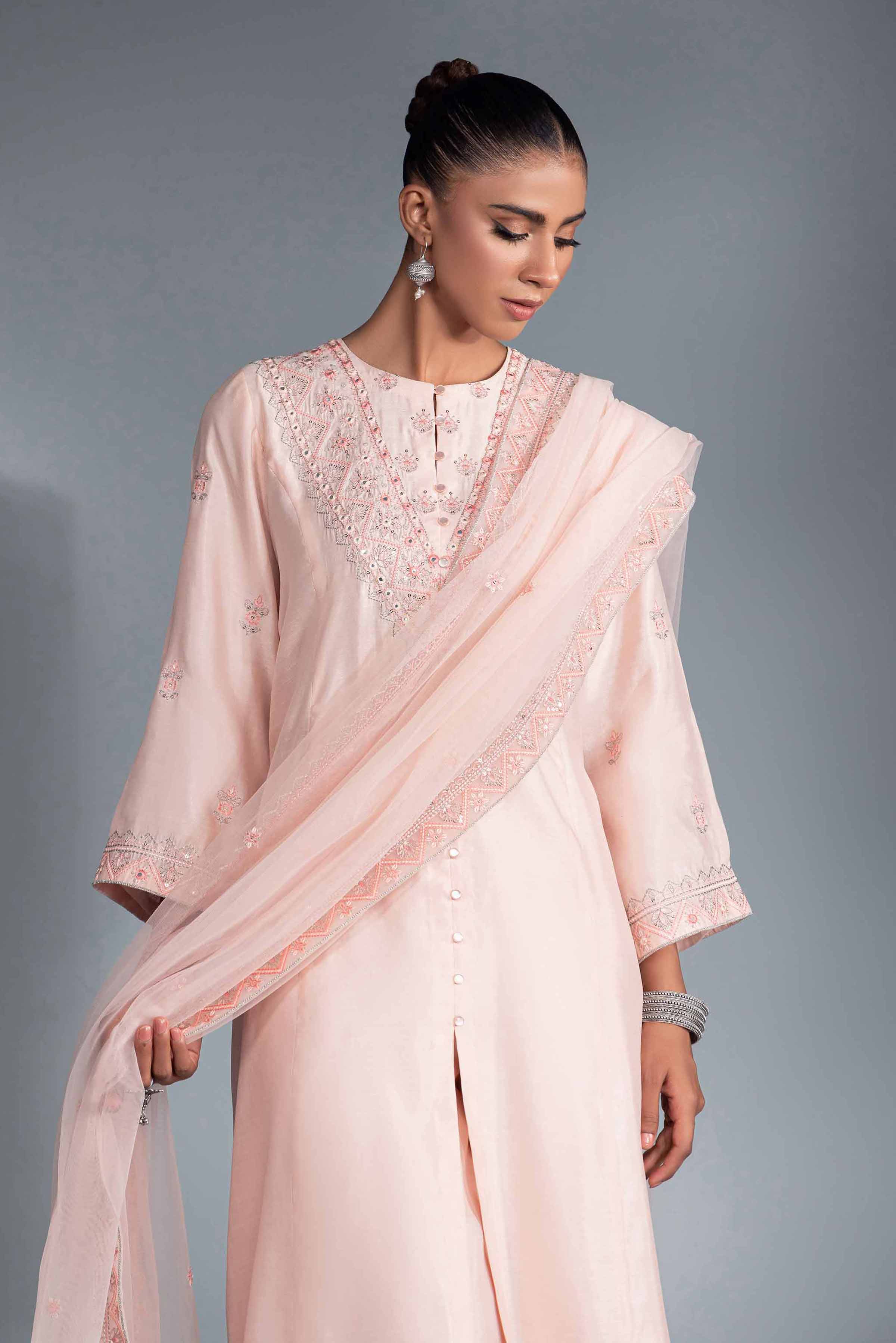 3 Piece - Embroidered Suit - KFW24-31