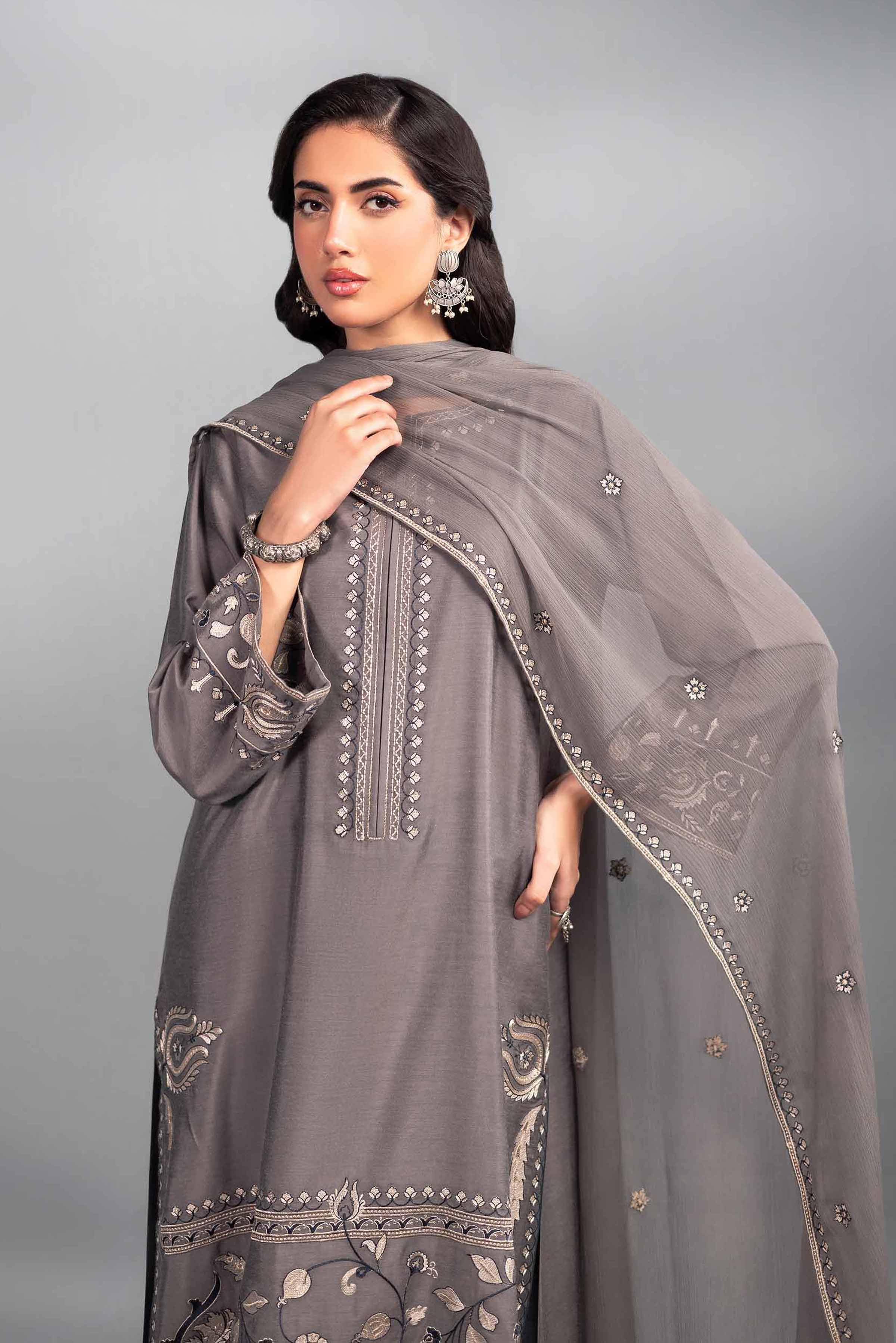 3 Piece - Embroidered Suit - KFW24-60