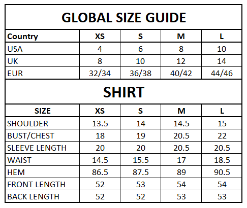 Size Guide