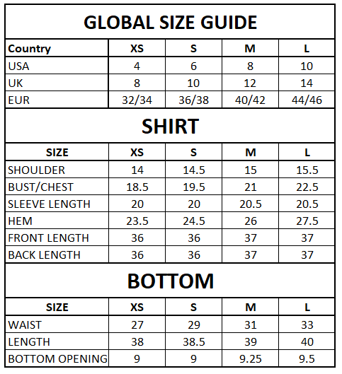 Size Guide