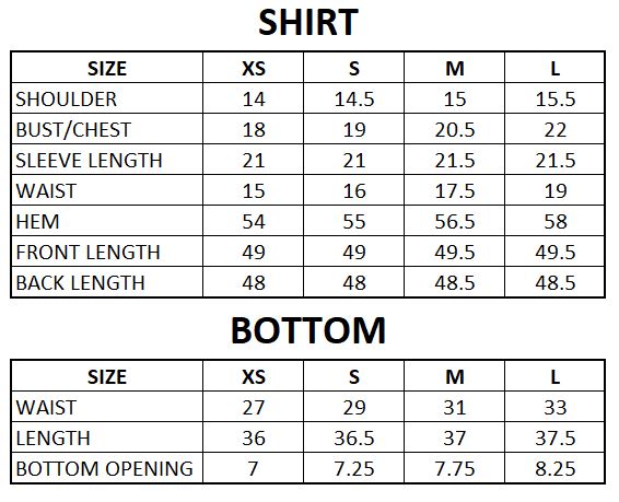Size Guide