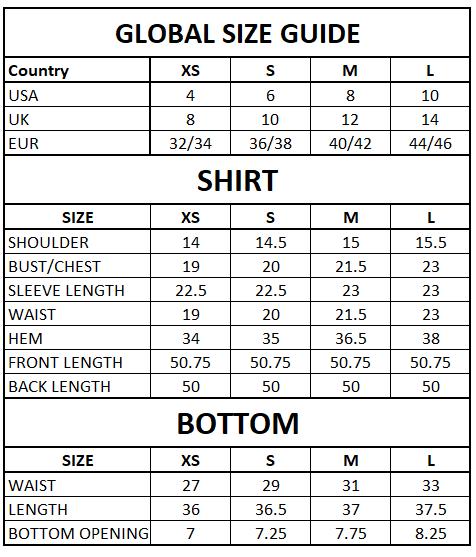 Size Guide