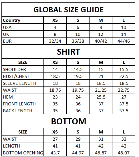 Size Guide