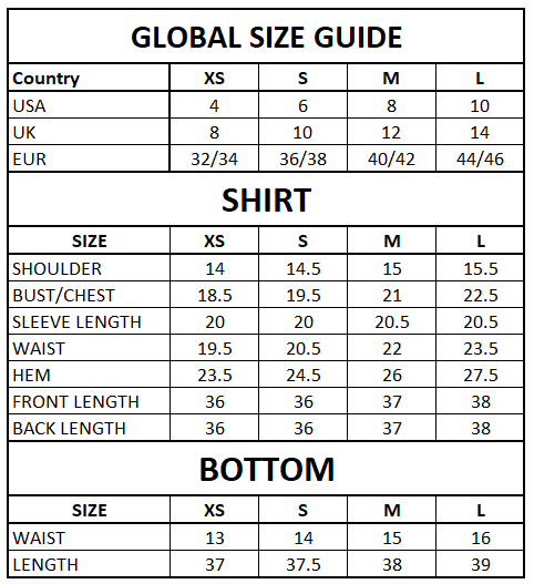 Size Guide