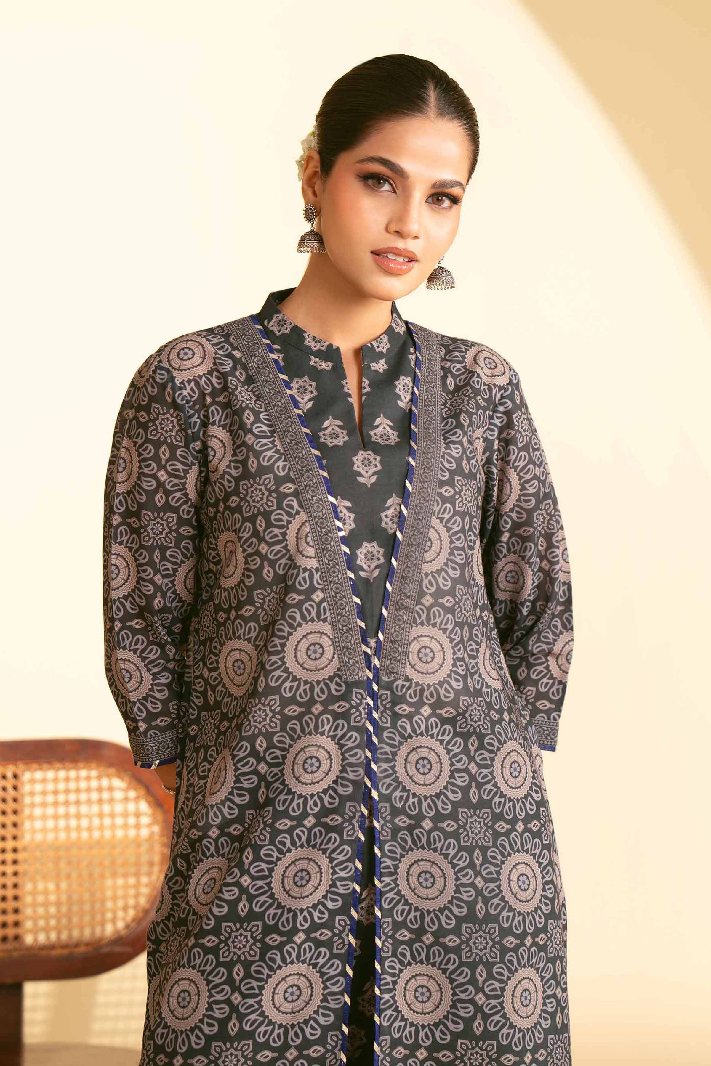 2 Piece - Printed Suit - KPE25-02