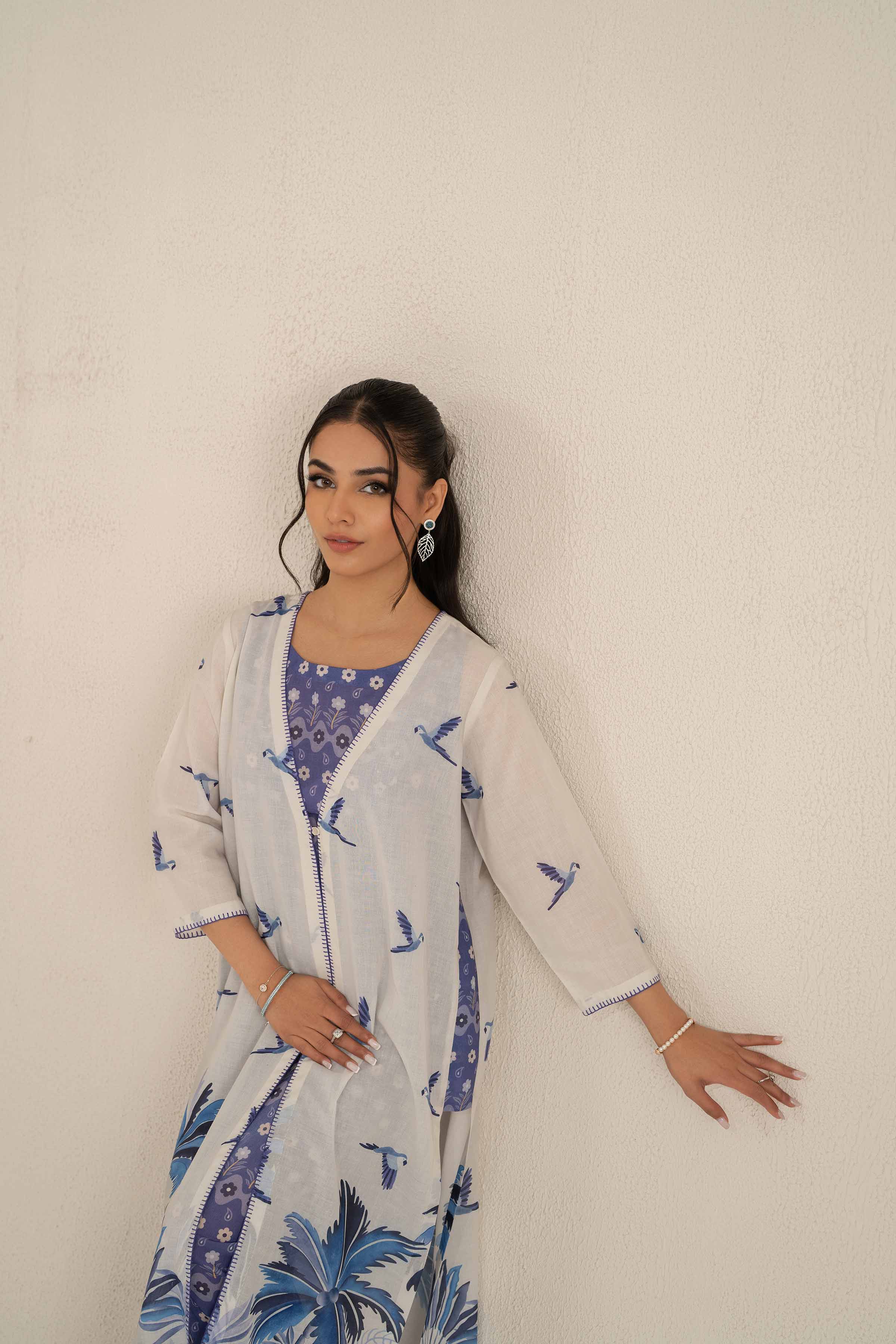 3 Piece - Printed Suit - KPS25-05