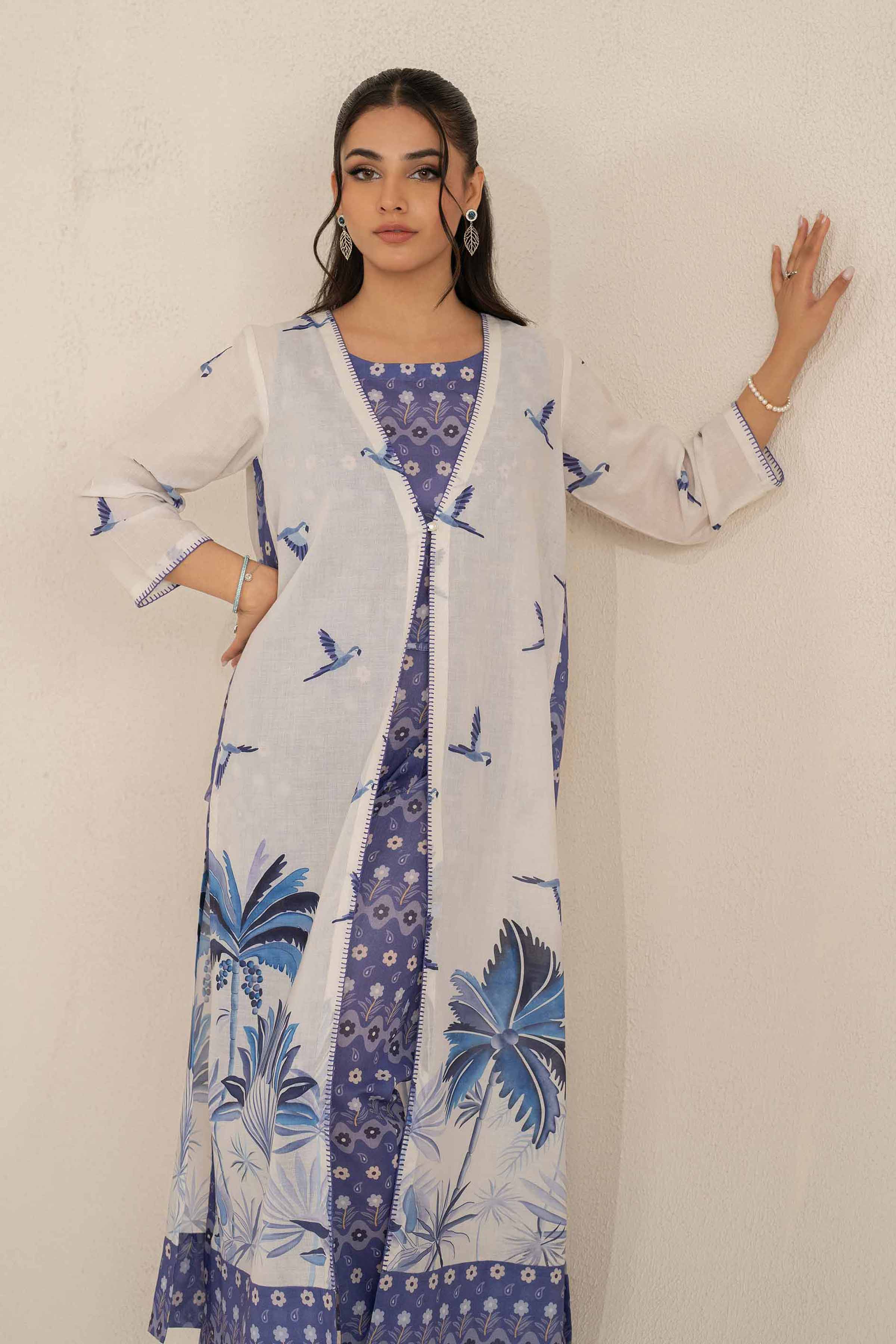 3 Piece - Printed Suit - KPS25-05