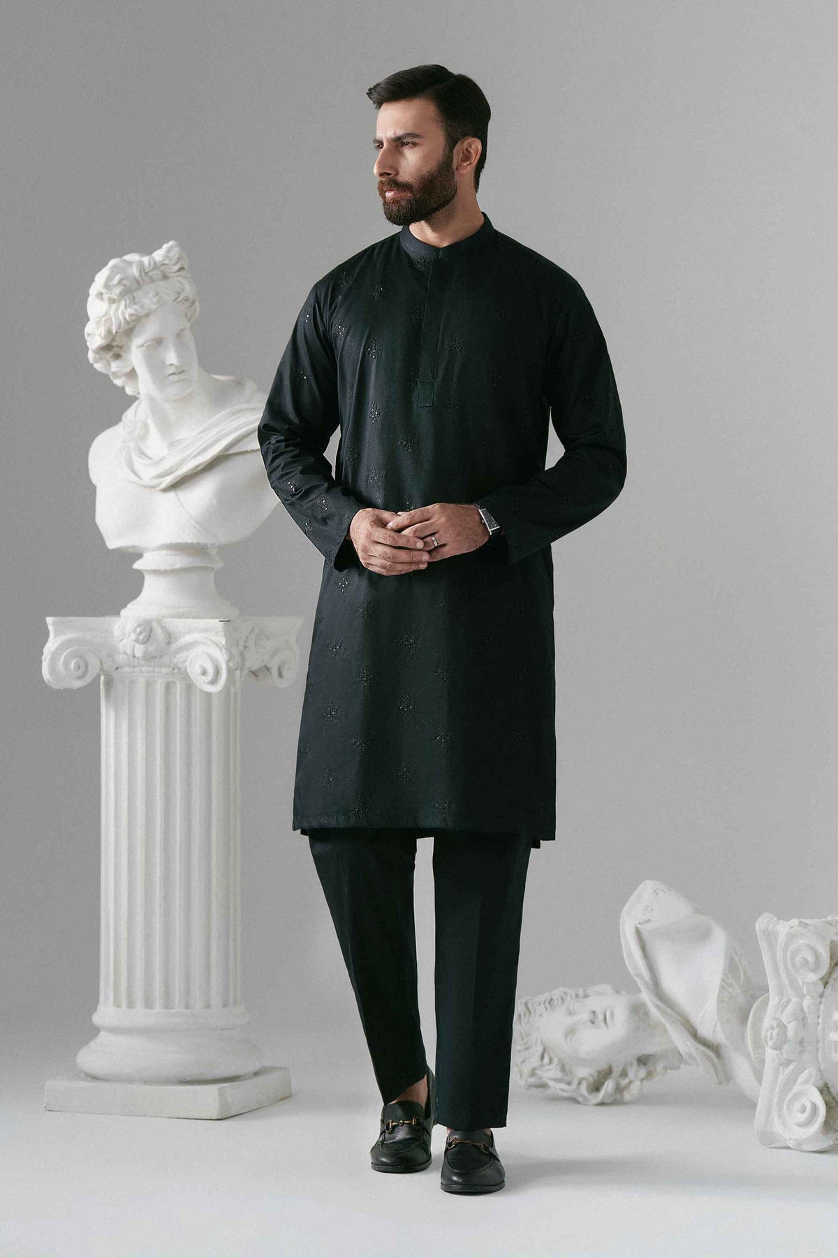 2-Piece Embroidered Suit ready-to-wear