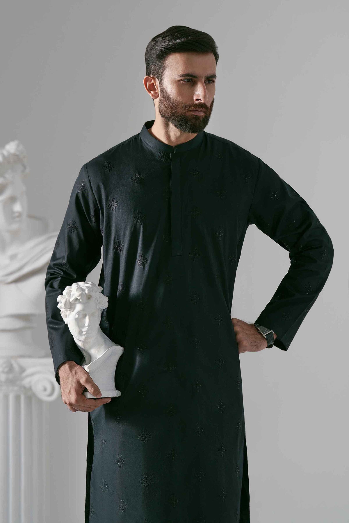 2-Piece Embroidered Suit ready-to-wear