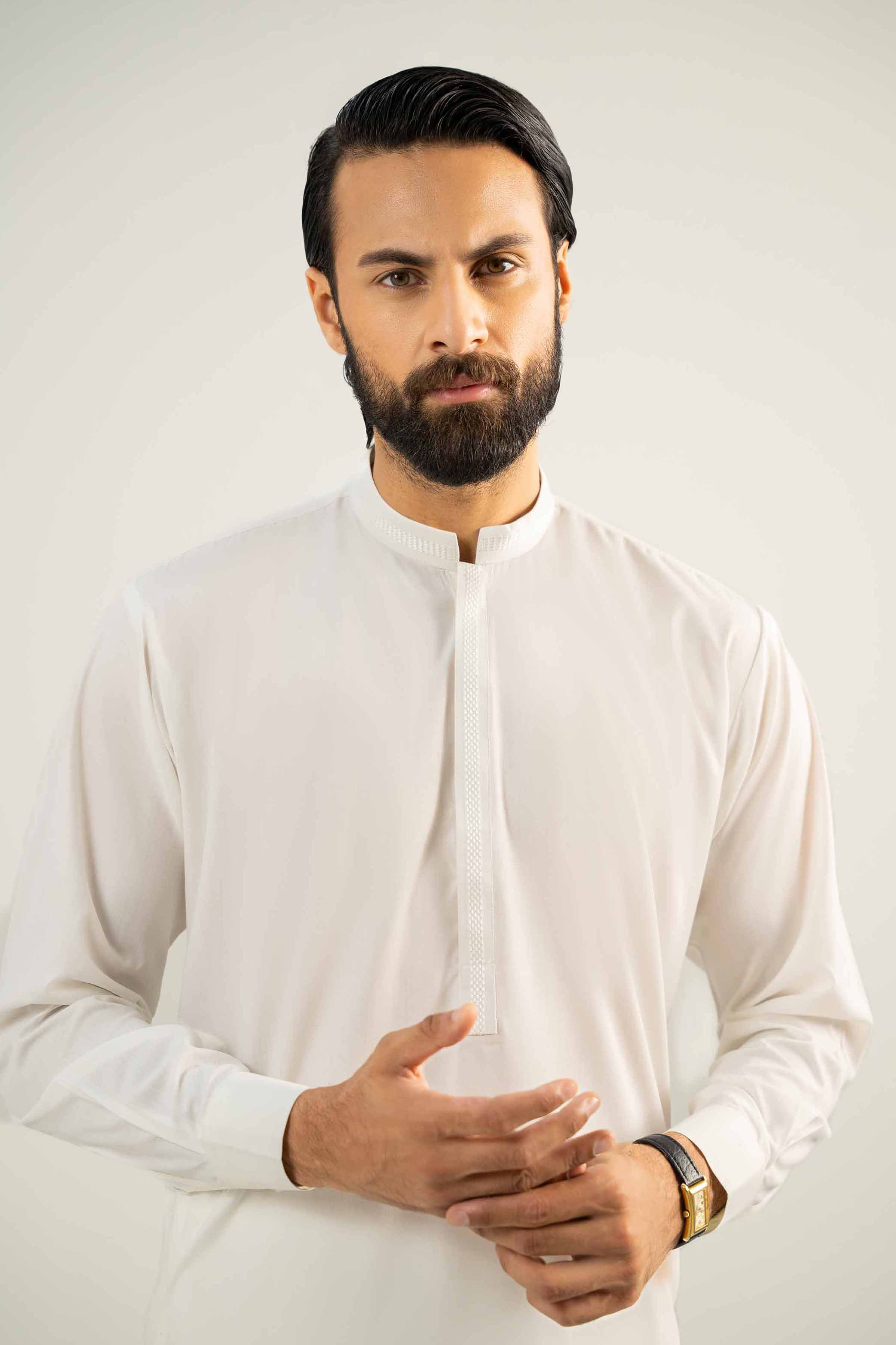 2 Piece - Embroidered Suit - NMST-SM25-2