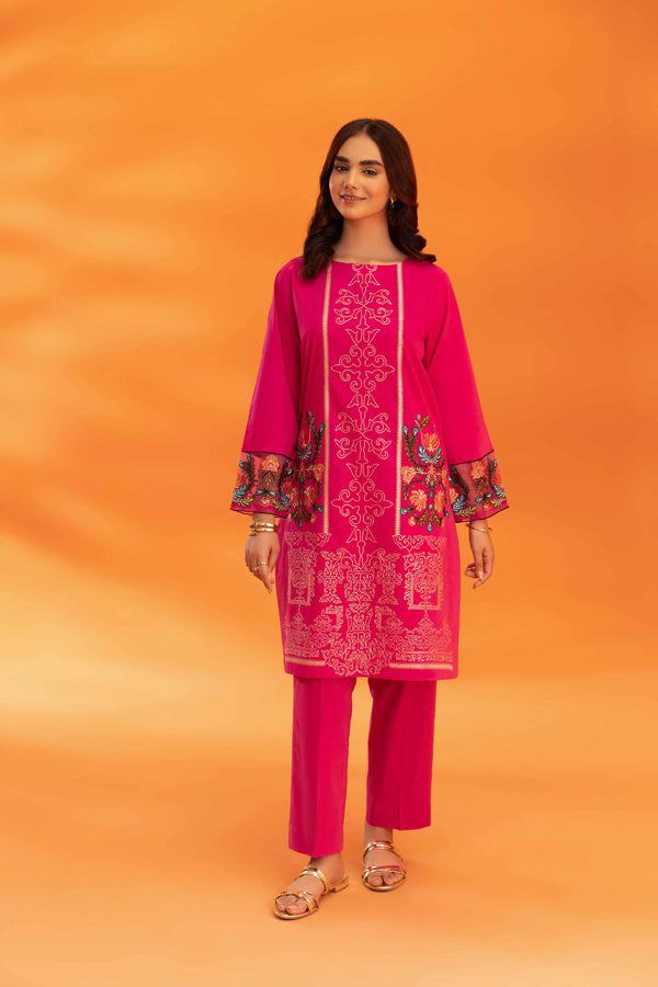 2 Piece - Embroidered Suit - PDE23-40