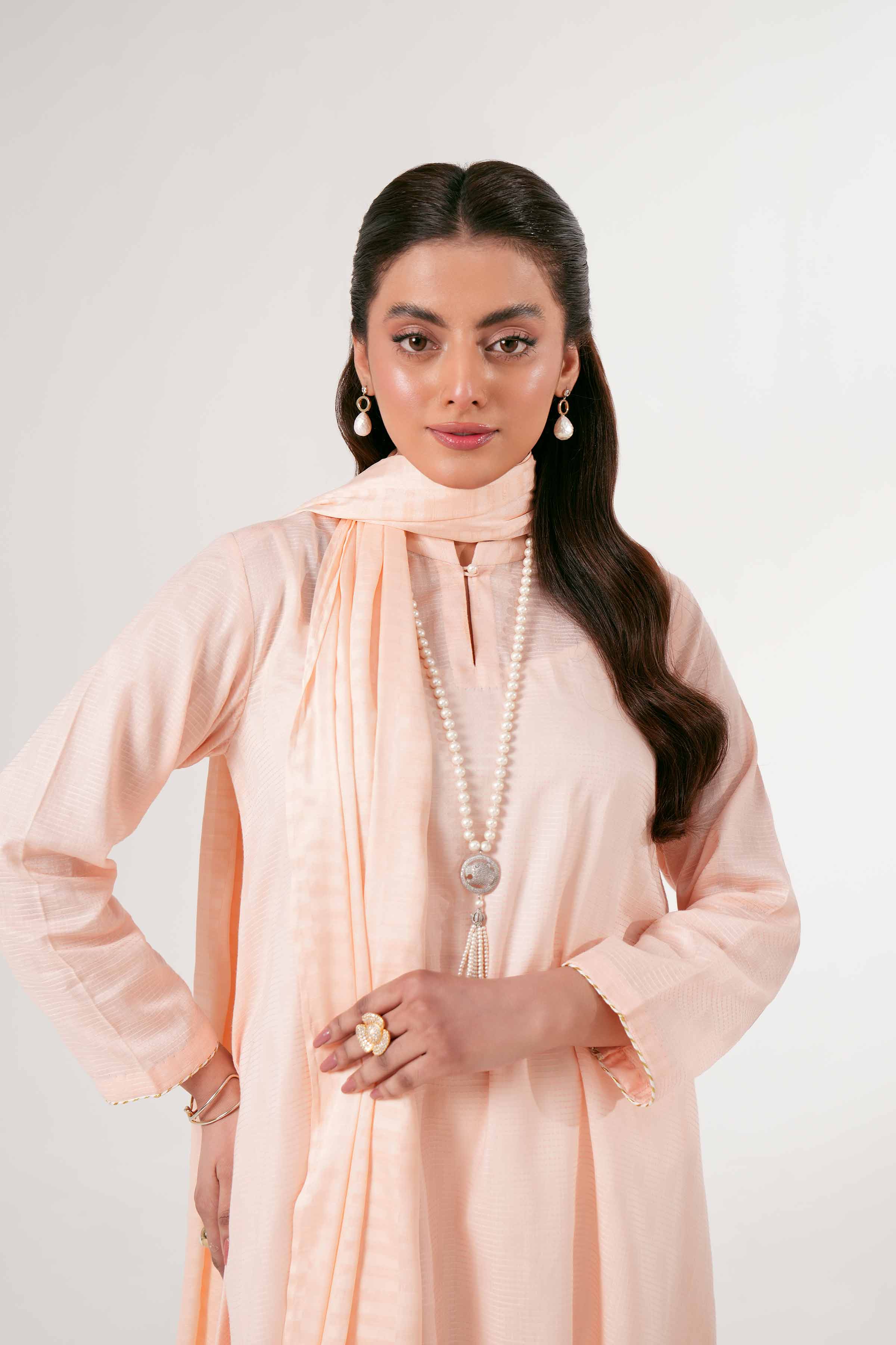 2 Piece - Embroidered Suit - PE24-43