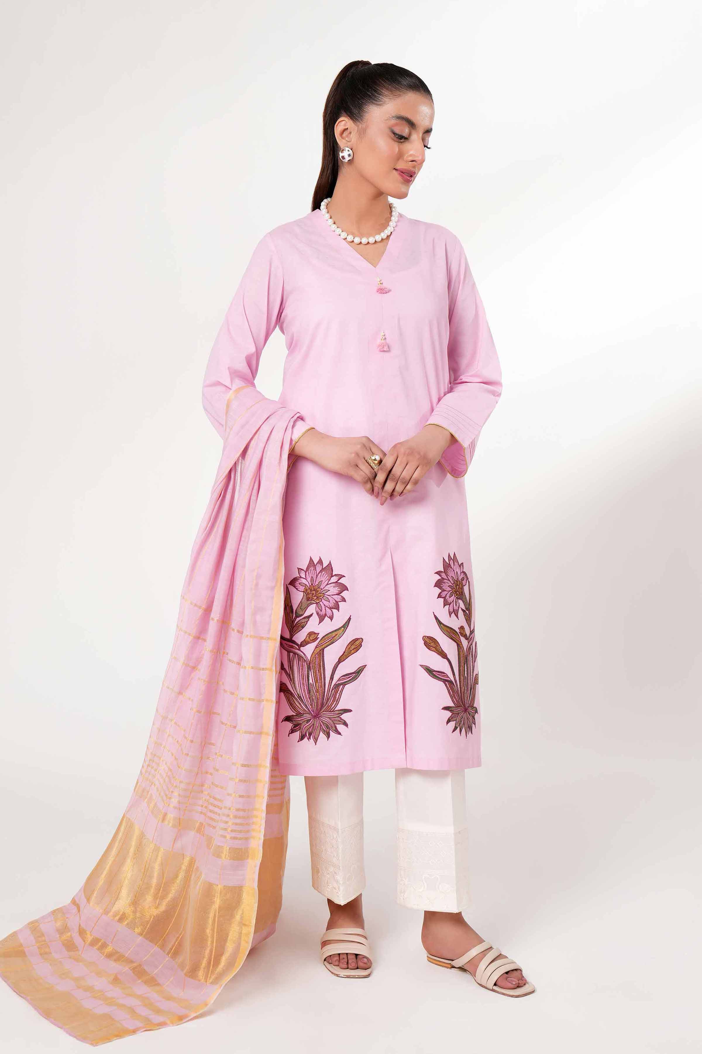 2 Piece - Embroidered Suit - PE24-46