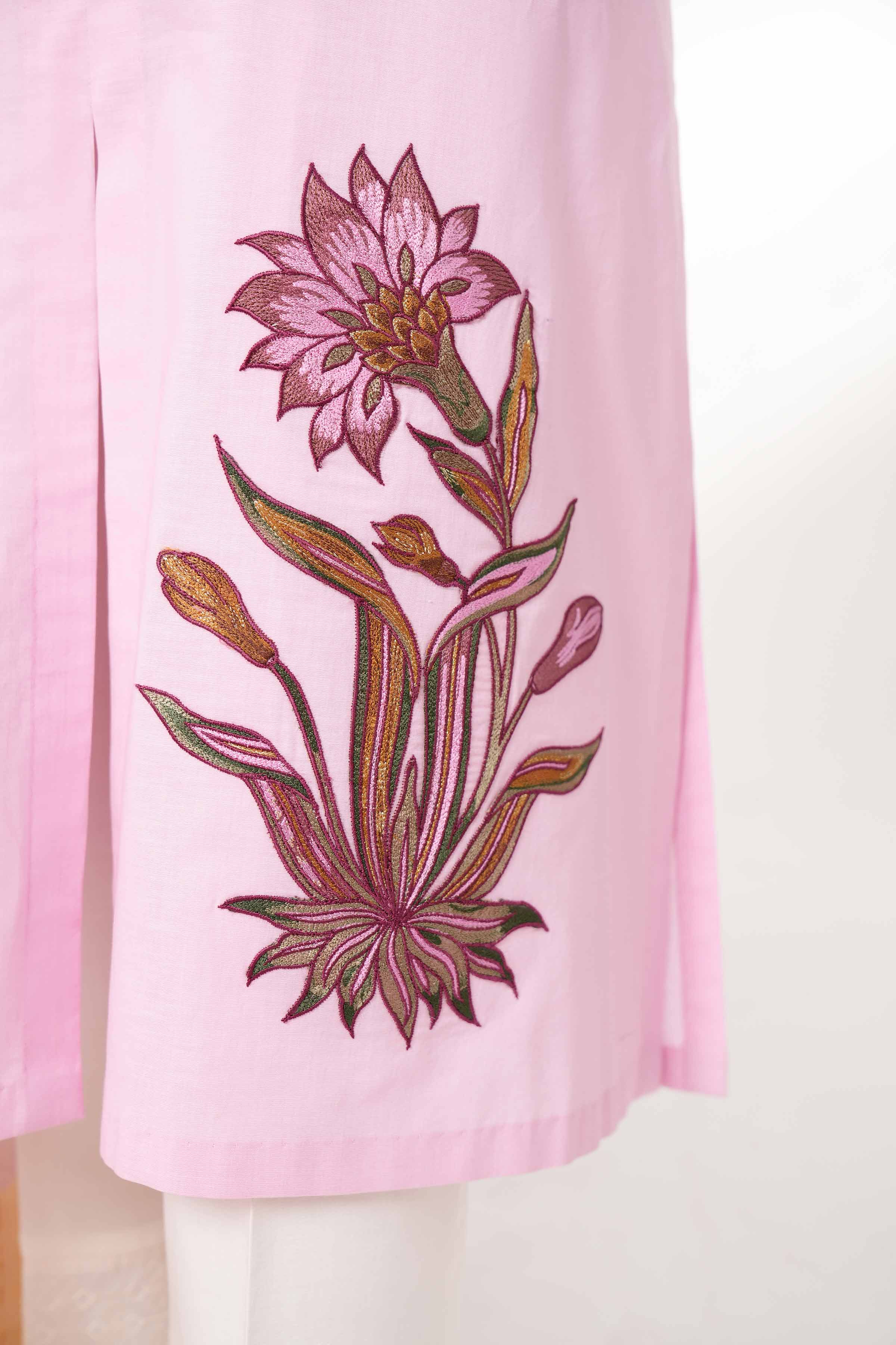 2 Piece - Embroidered Suit - PE24-46