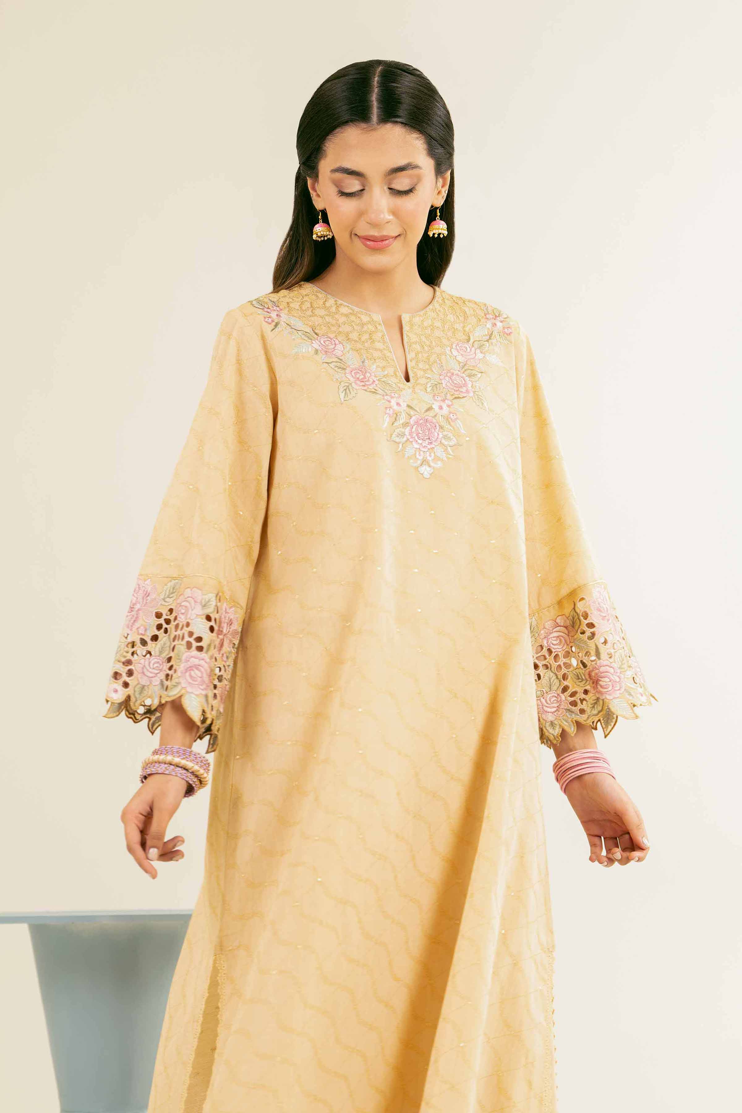 2 Piece - Embroidered Suit - PE25-104