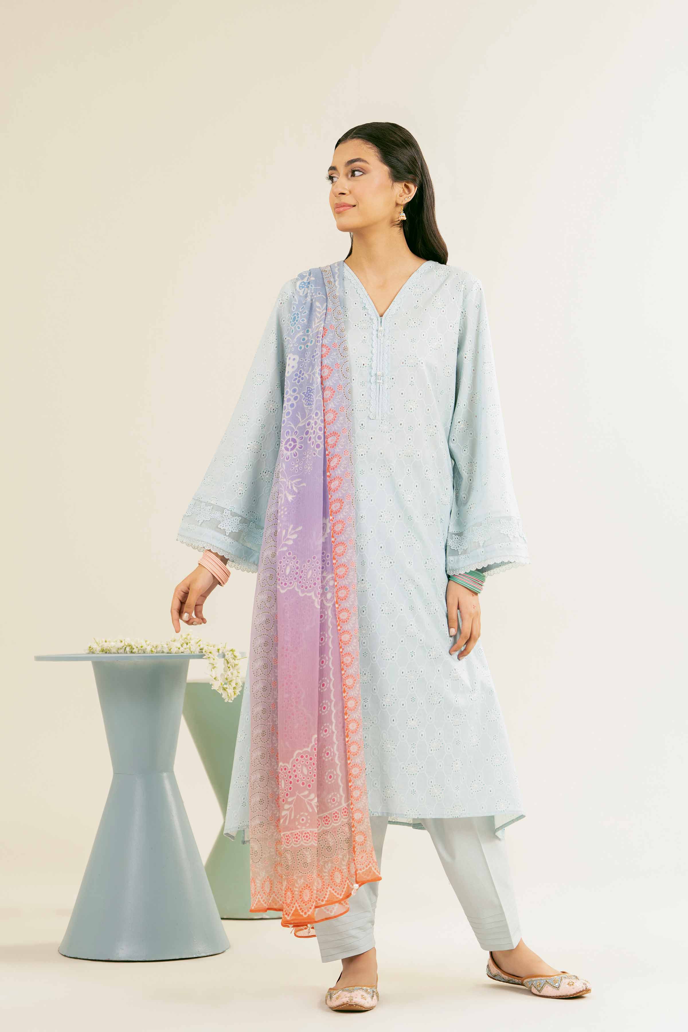 3 Piece - Printed Suit - PE25-120
