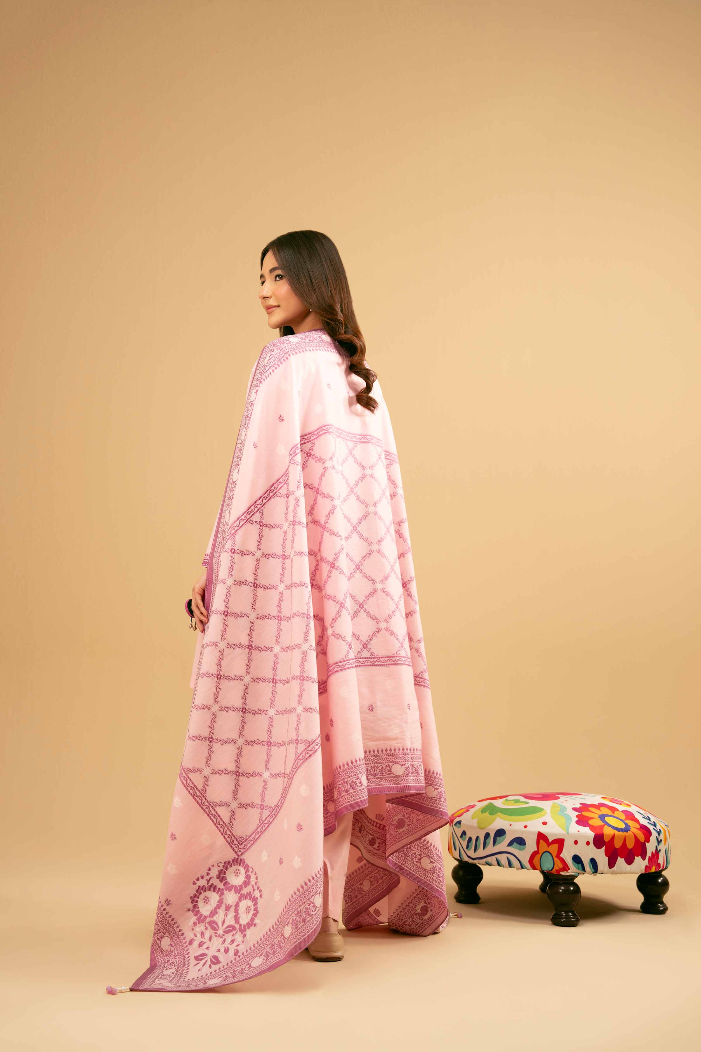 3 Piece - Embroidered Suit - PE25-177