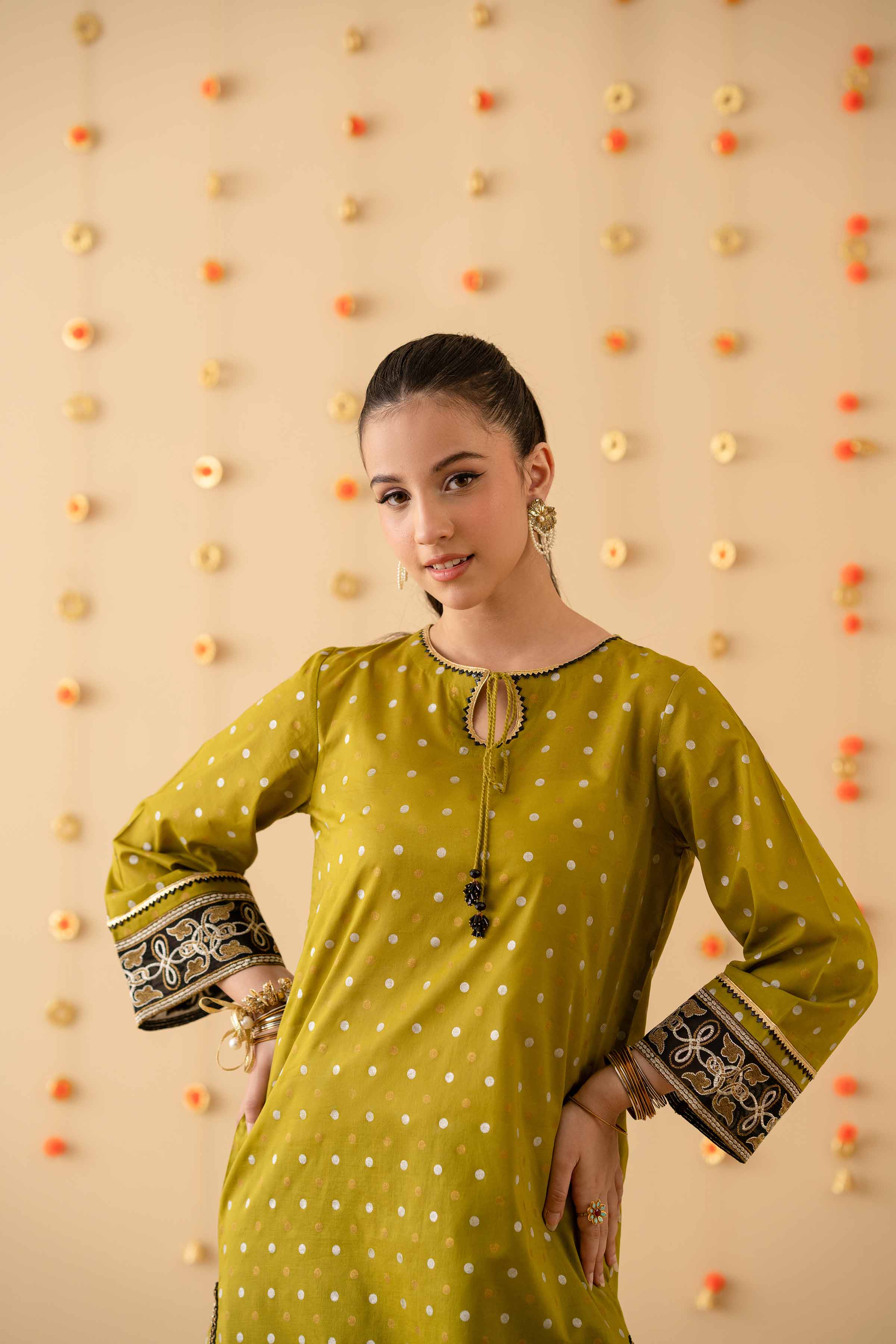Printed Embroidered Shirt - PE25-206
