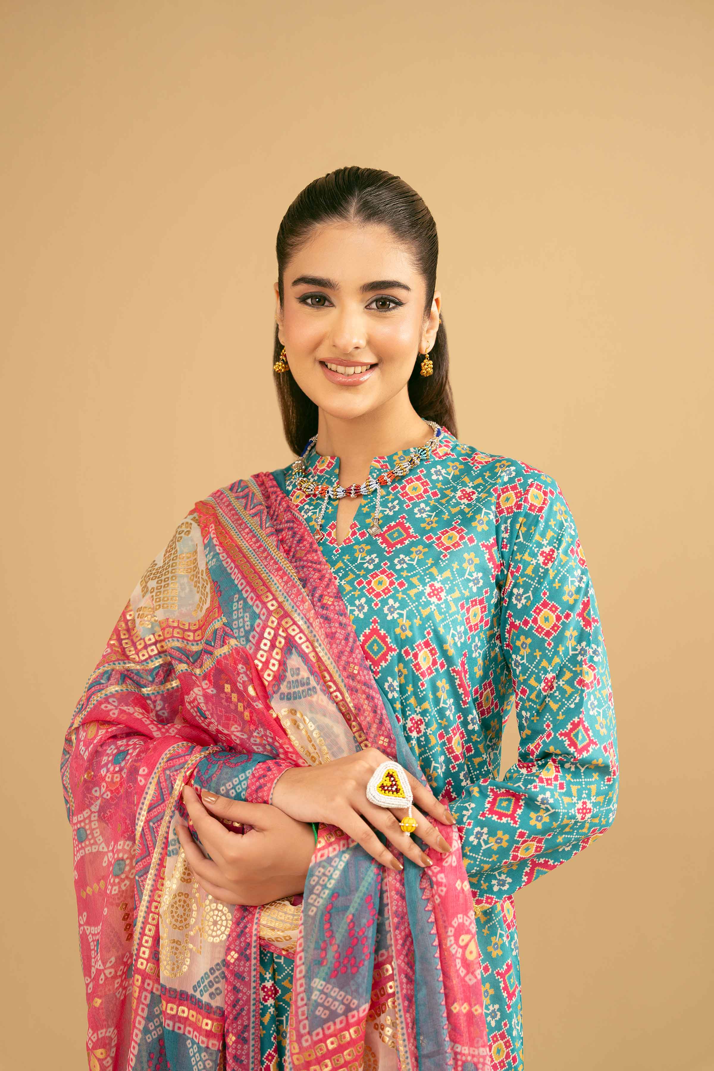 2 Piece - Printed Suit - PE25-259