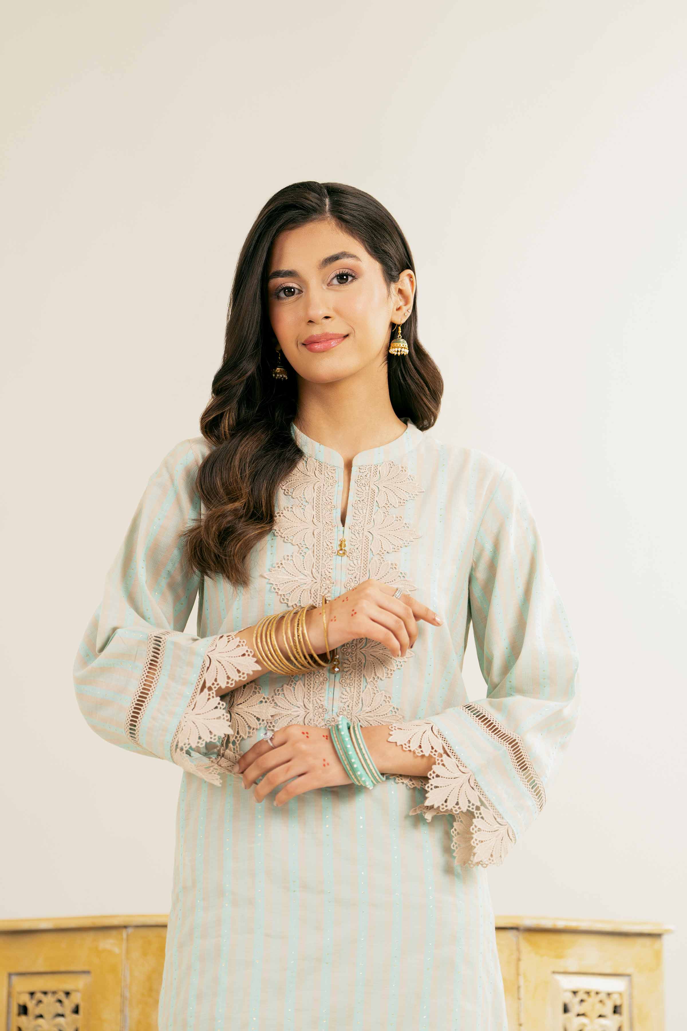 2 Piece - Embroidered Suit - PE25-26