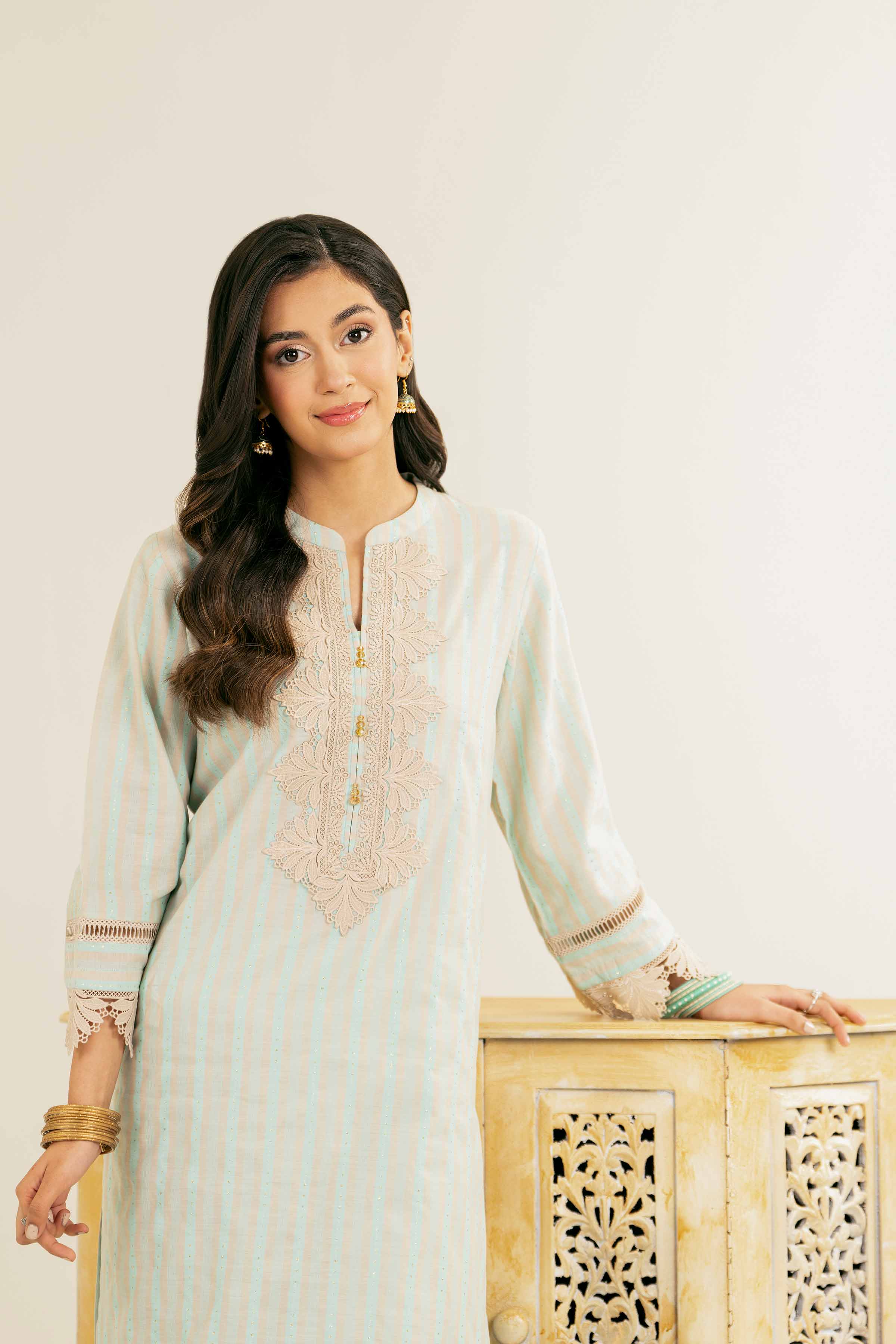 2 Piece - Embroidered Suit - PE25-26