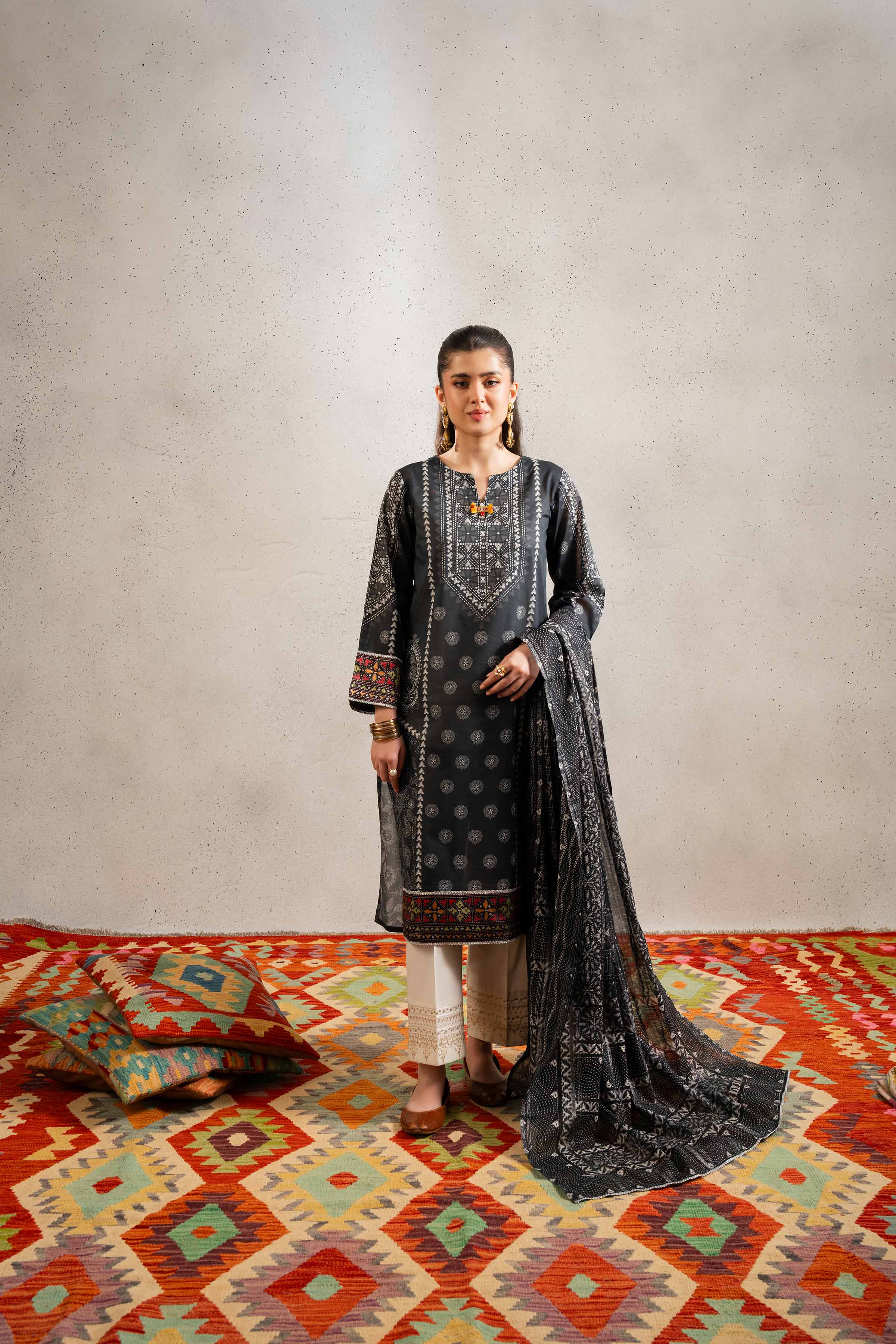 2 Piece - Printed Suit - PE25-294