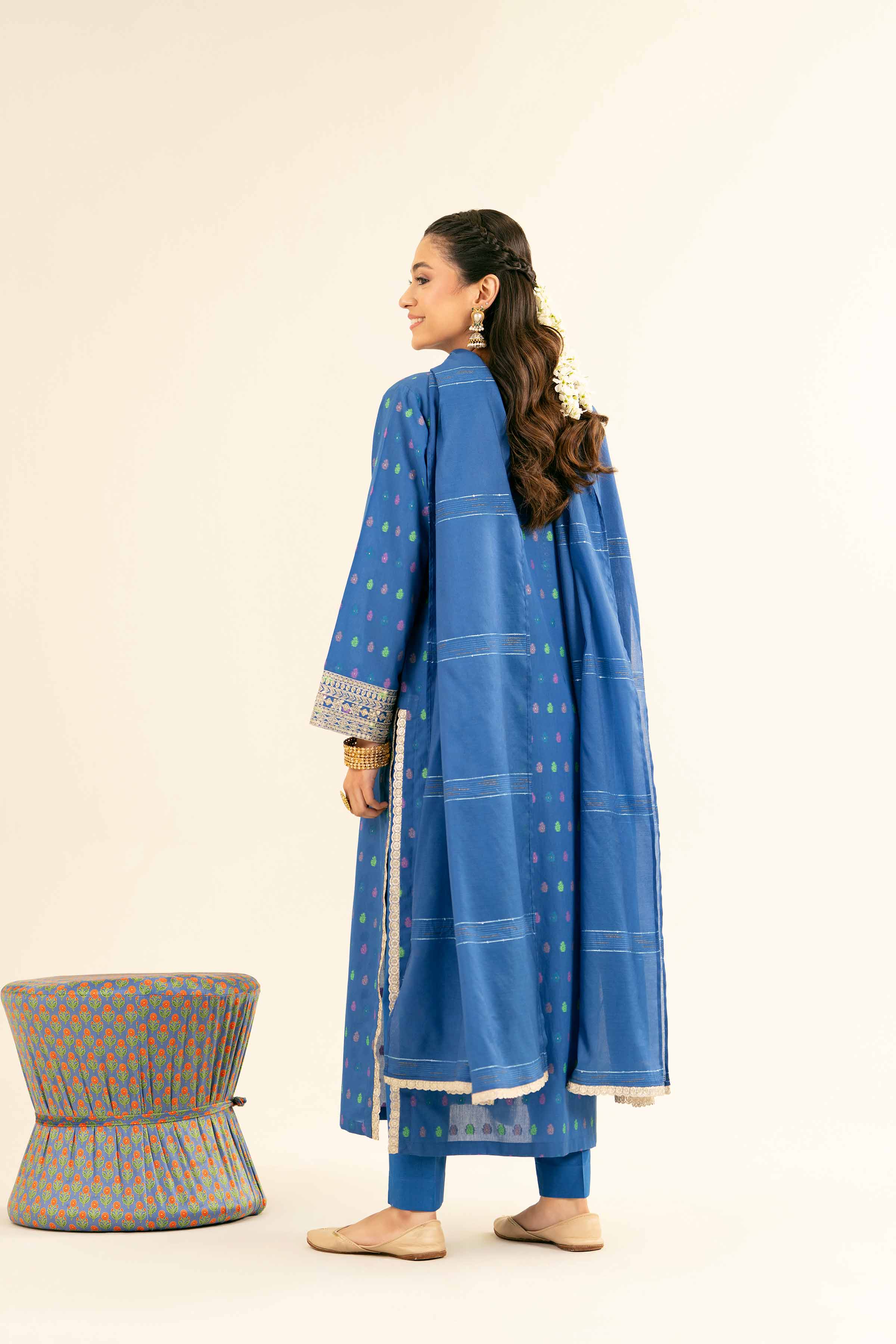 3 Piece - Embroidered Suit - PE25-355