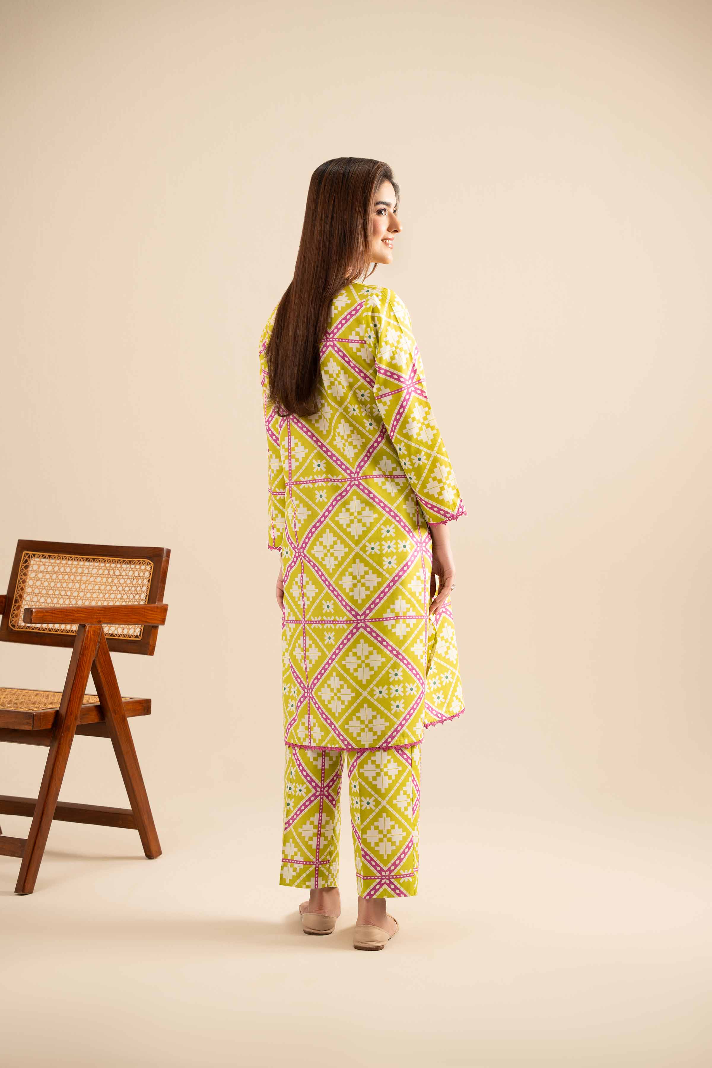 2 Piece - Printed Suit - PE25-405