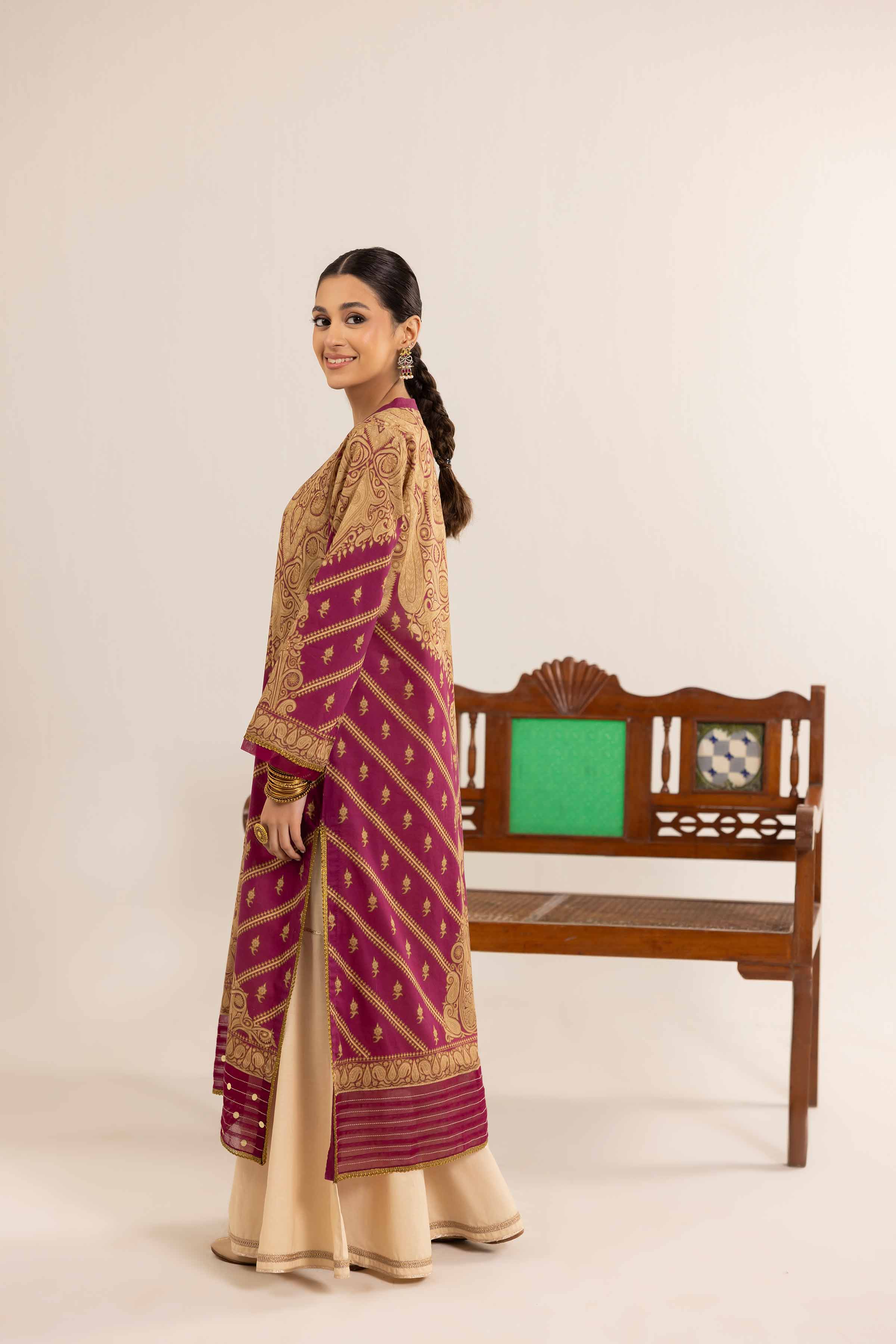 Printed Embroidered Shirt - PE25-60